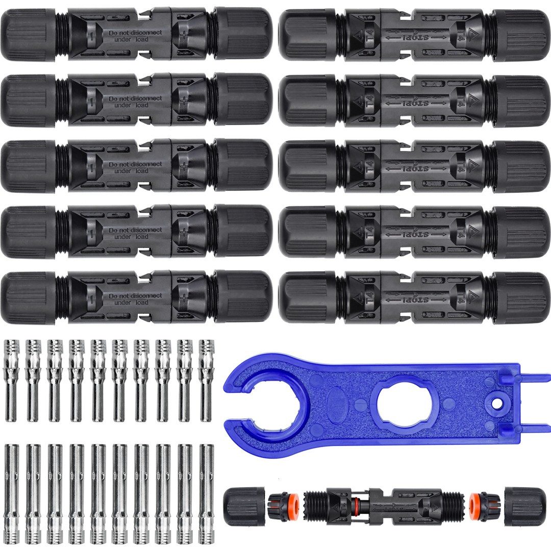 Kityhome Kabeldurchfuhr Industrie-Steckverbinder Set, 40-tlg, Schnellkupplung mit Verriegelung, Robust und langlebig, Breite Kompatibilität und Vielseitigkeit, Verriegelung gegen unbeabsichtigtes Lösen