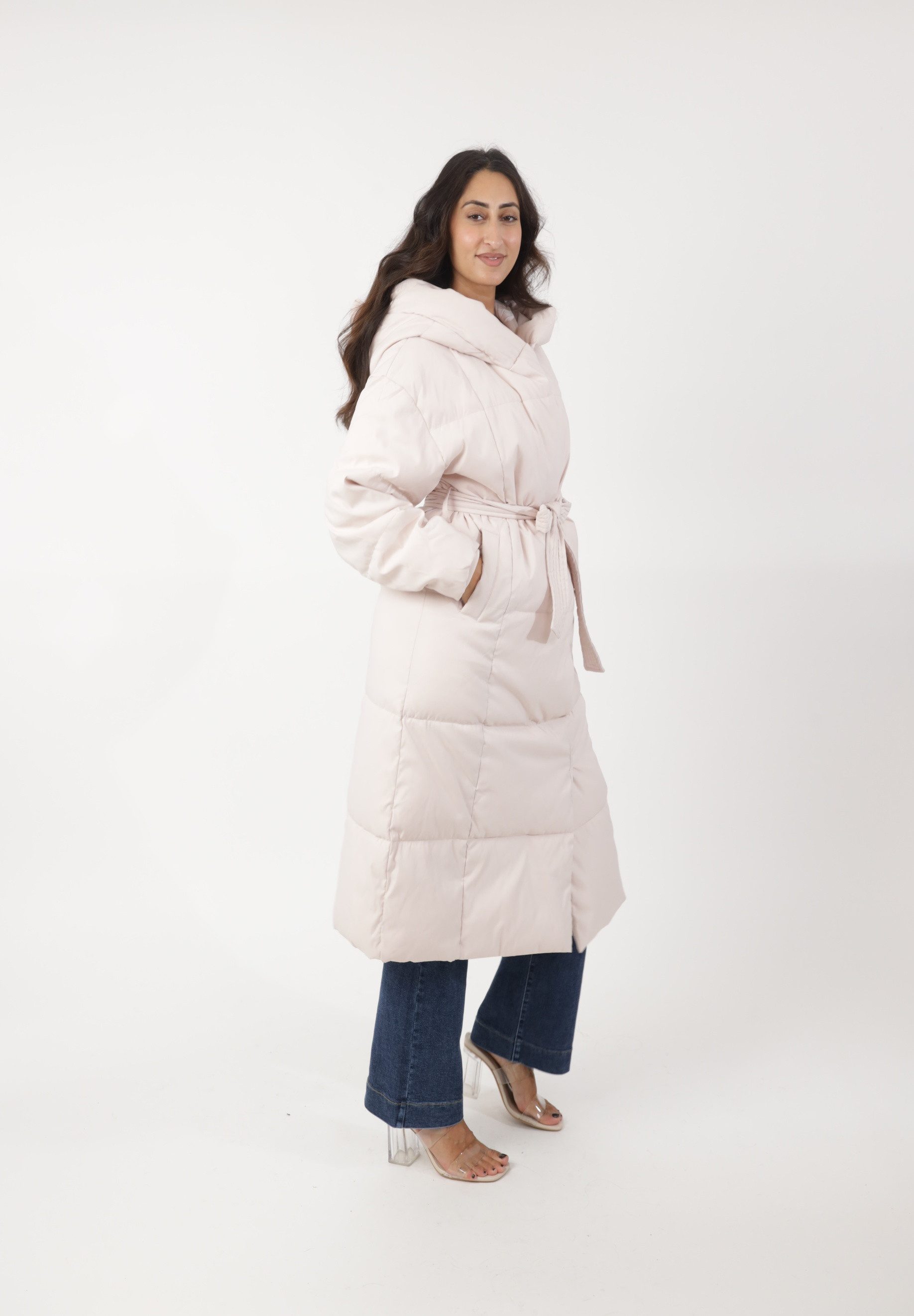 Elara Wintermantel Puffermantel mit Kapuze