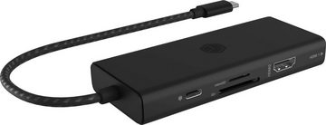 ICY BOX Laptop-Dockingstation ICY BOX USB Type-C Notebook DockingStation, zu 9 weiteren Anschlüssen
