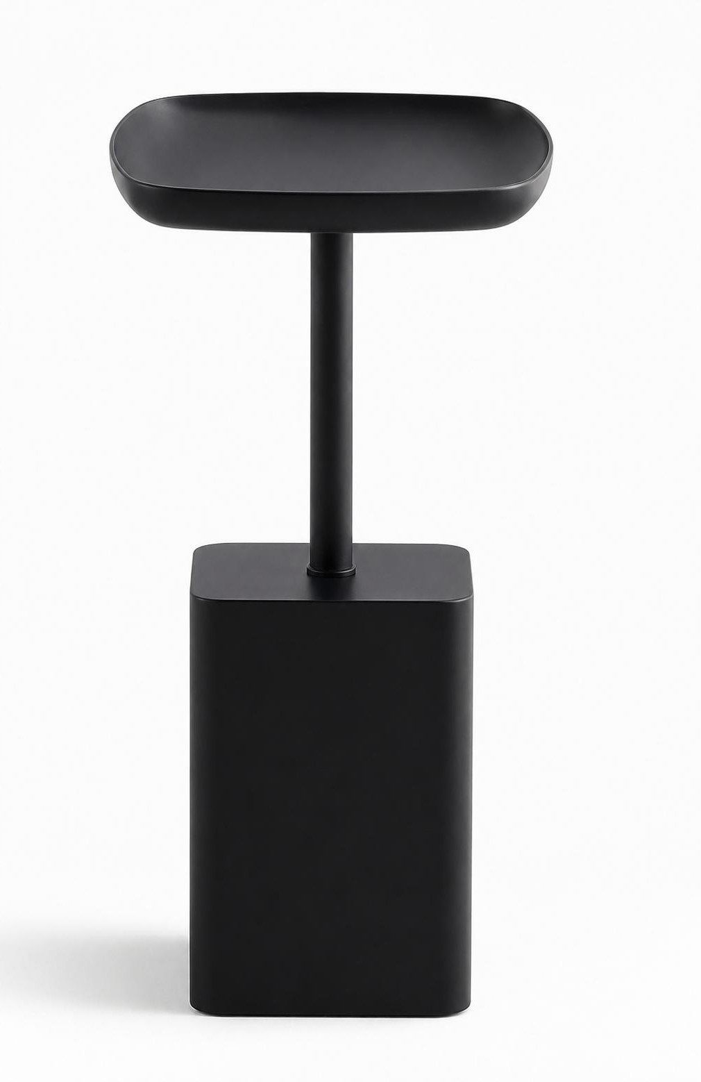 Xlmoebel Beistelltisch Rechteckiger Beistelltisch in Schwarz für modernes Wohnzimmer (Einzeltisch, 1-St., 1x Beistelltisch), Made in Europa