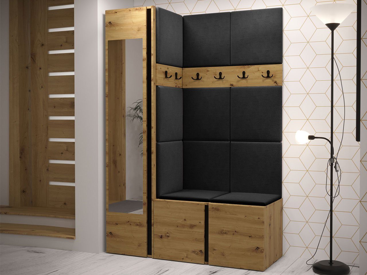 MIRJAN24 Garderoben-Set Orion X, (Komplett-Set, Schuhschrank, günstig online kaufen