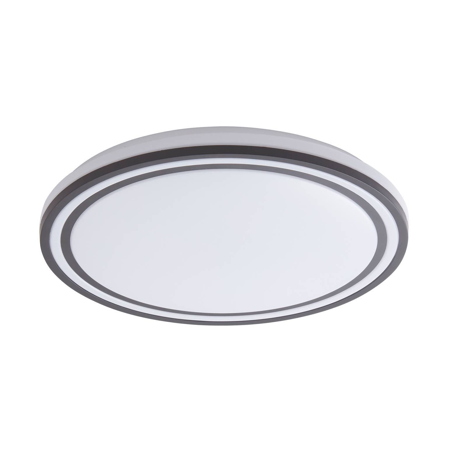 Lindby Deckenleuchten Arvada, LED, Kunststoff Weiß Farbwechsel RGB + weiß IP20, LED 30 W gesamt, Farbwechsel RGB + weiß