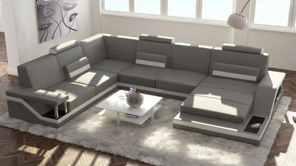 U-Form Wohnlandschaft, JVmoebel Couch in Sofa Europe Ecksofa Made Polster Designer Ecksofa