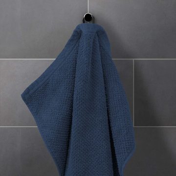 GMD Living Handtücher HABY, (1-St), aus hochwertigem Doppelflorgarn - weicher Griff, hohe Saugfähigkeit