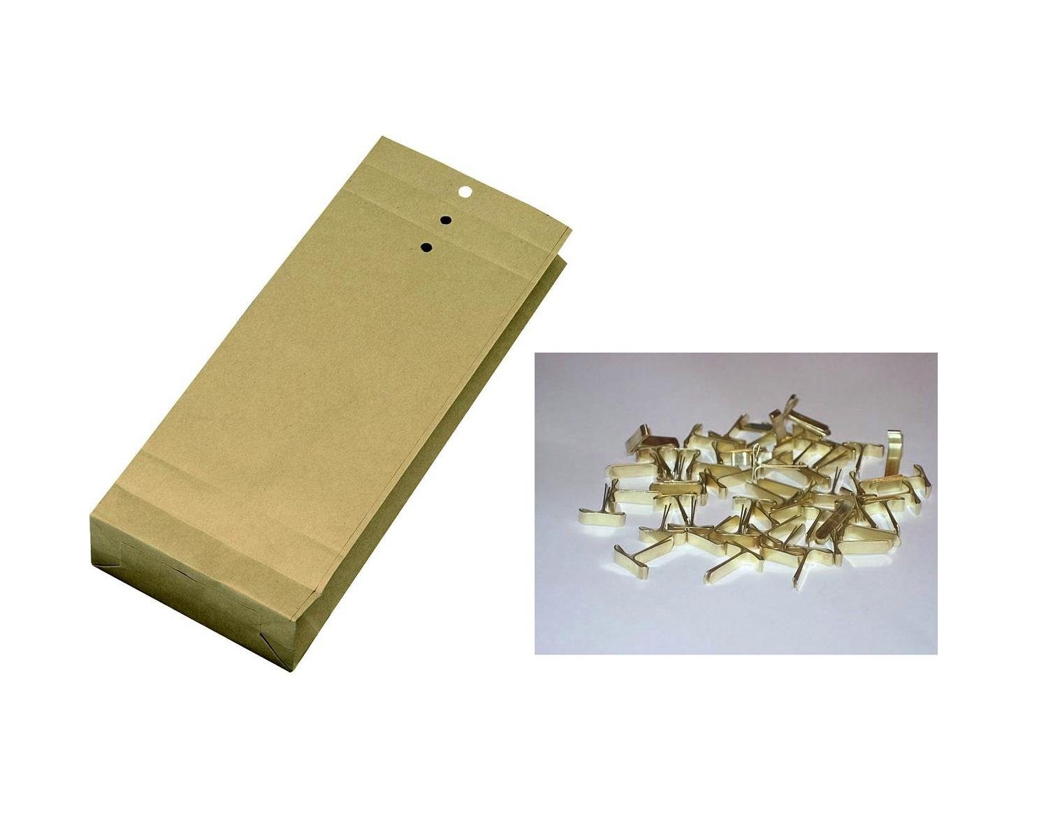 mayer-network GmbH Versandtasche 20 Musterbeutel / Faltentaschen / Größe: 345 x 140 x 50mm + 20 Flachko