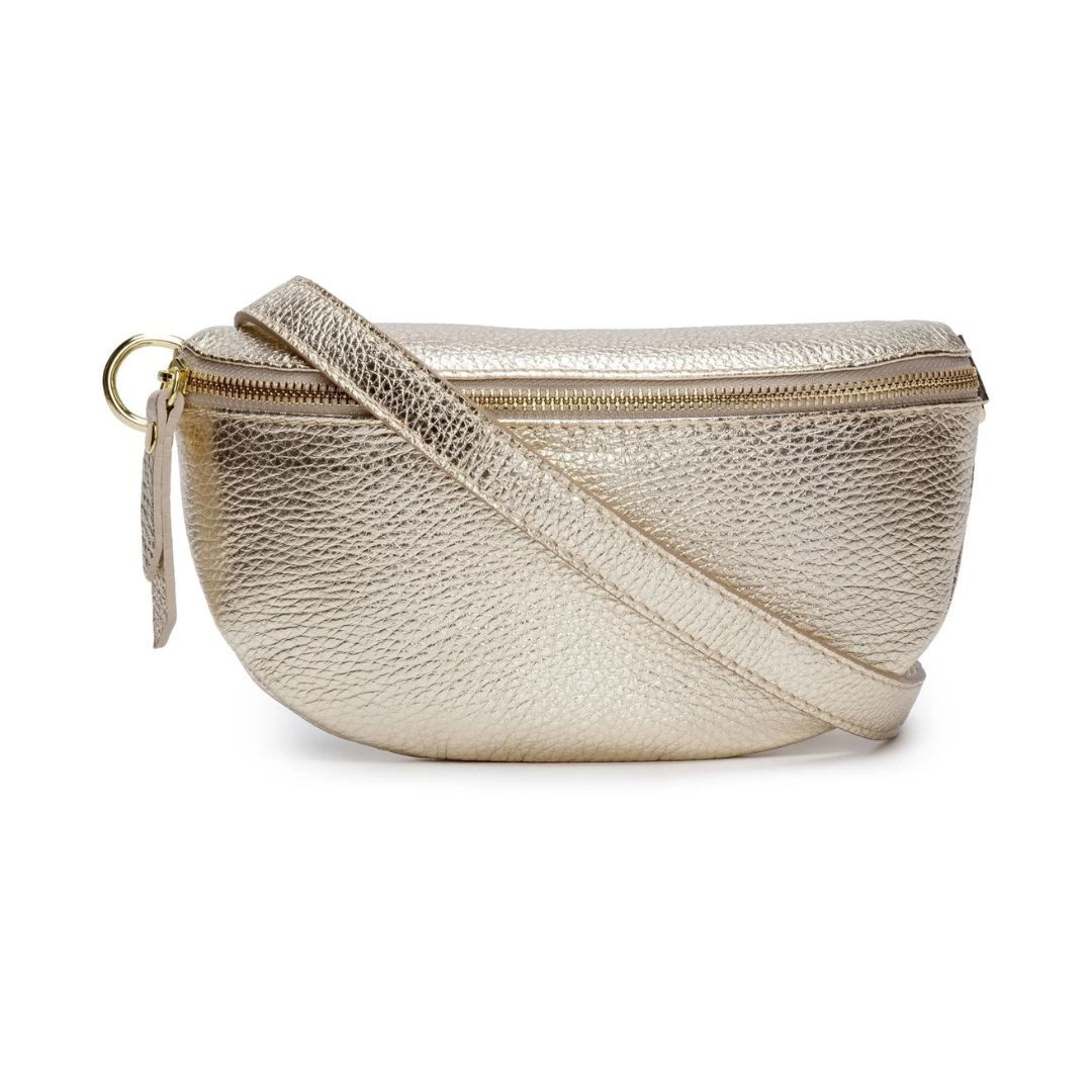 suebidou Gürteltasche Damen Umhängetasche Hipbag Crossbodybag 'Fanny Pack' (das Lederband / Tragegurt kann ausgetauscht werden), nachhaltig, kreativ, 24 cm x 14 cm x 7 cm