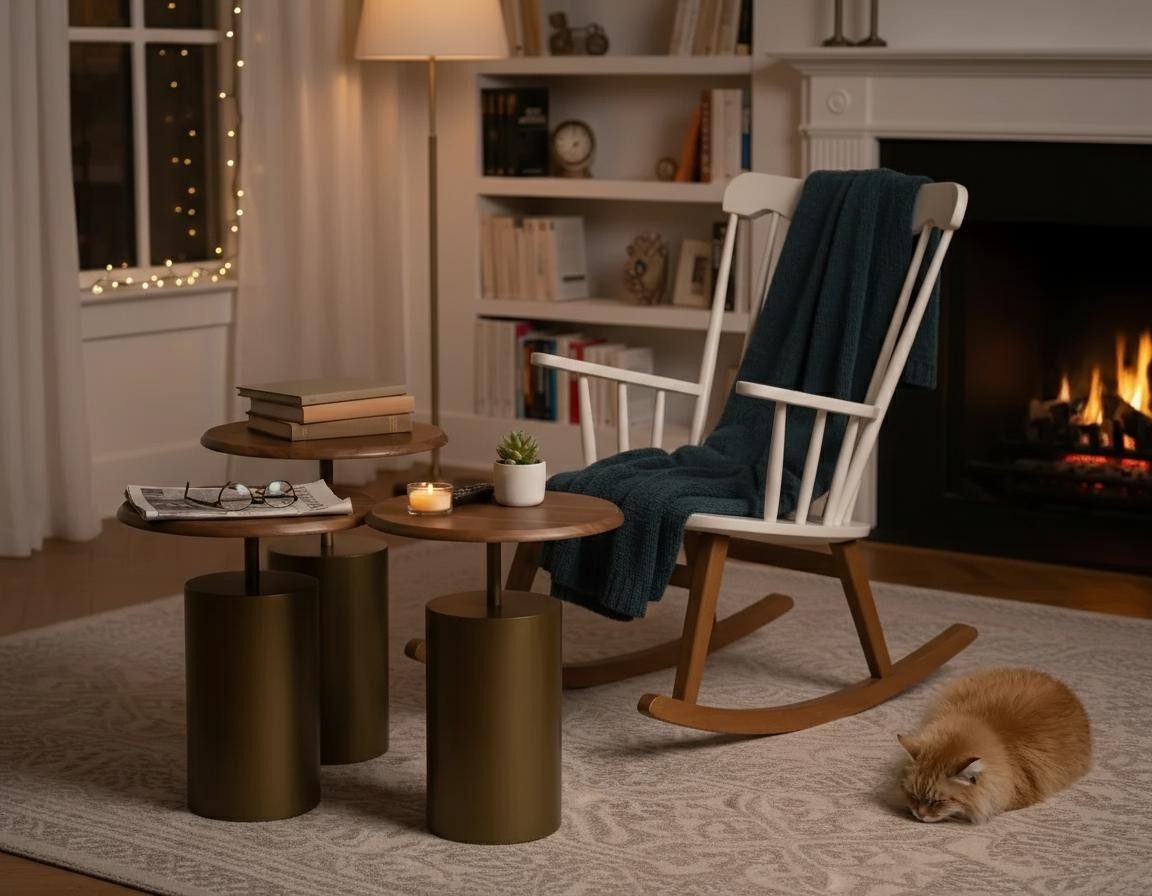 Xlmoebel Couchtisch Moderner Marmor Couchtisch für das Wohnzimmer in Weiß, Made in Europa