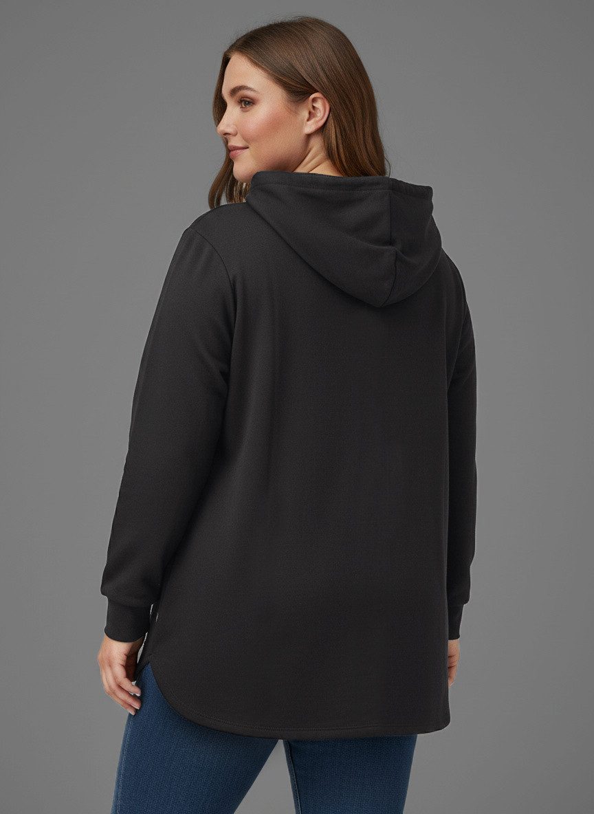 Laura Scott CURVE Kapuzensweatshirt Große Größen im Oversized Look aus weicher Baumwolle