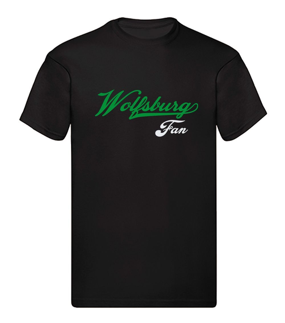 G-graphics T-Shirt Wolfsburg Fan (1-tlg) Herren T-Shirt mit einem Motiv für den echten Fan