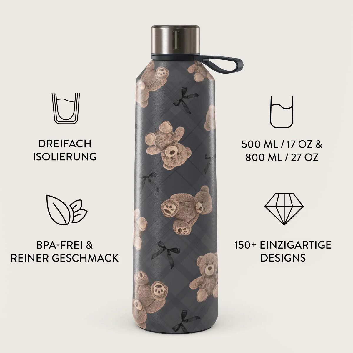 BURGA Trinkflasche Best Friends Forever "BFF" Water Bottle 500ml