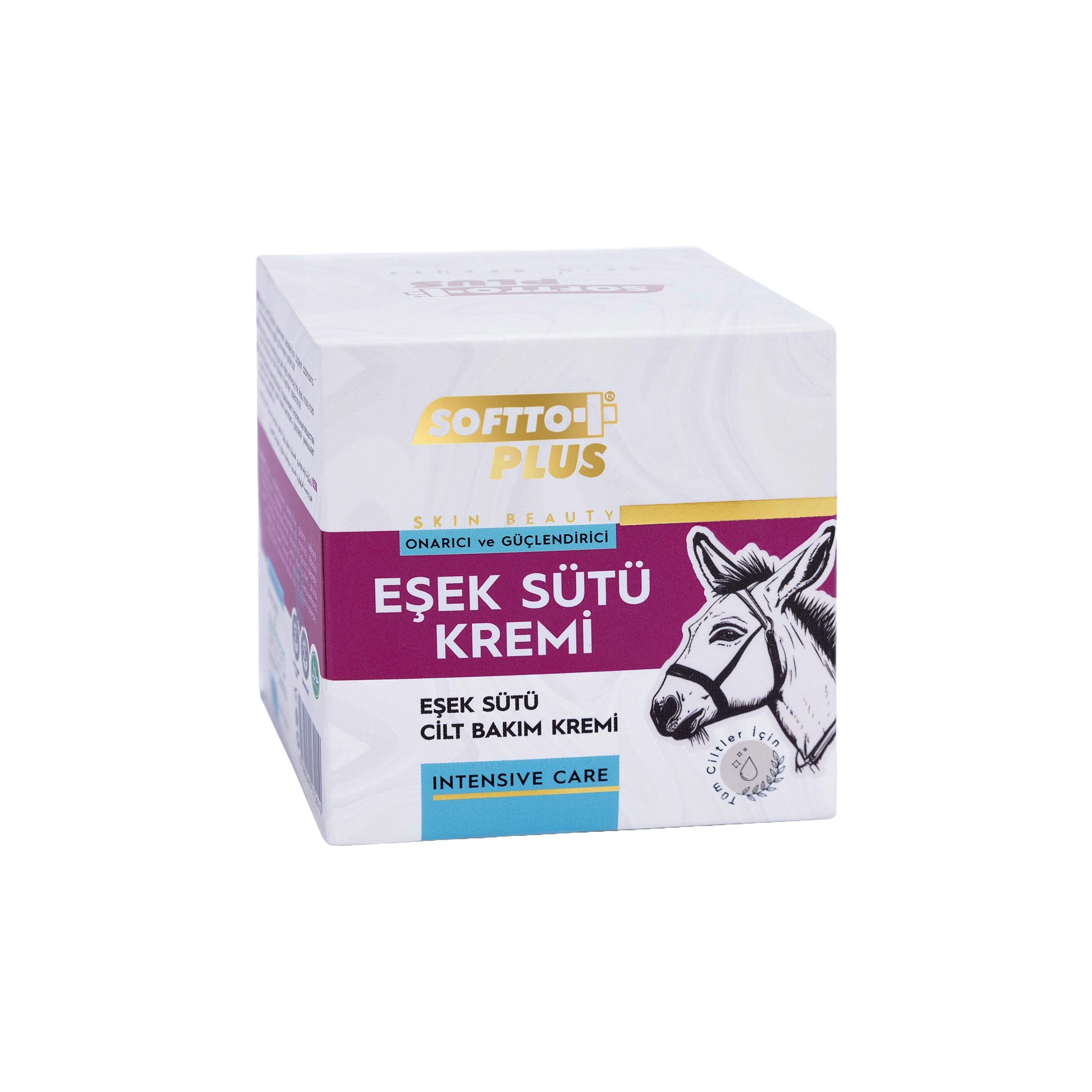 Softto Plus Anti-Aging-Creme Softto+Plus Eselmilch Creme 50ml