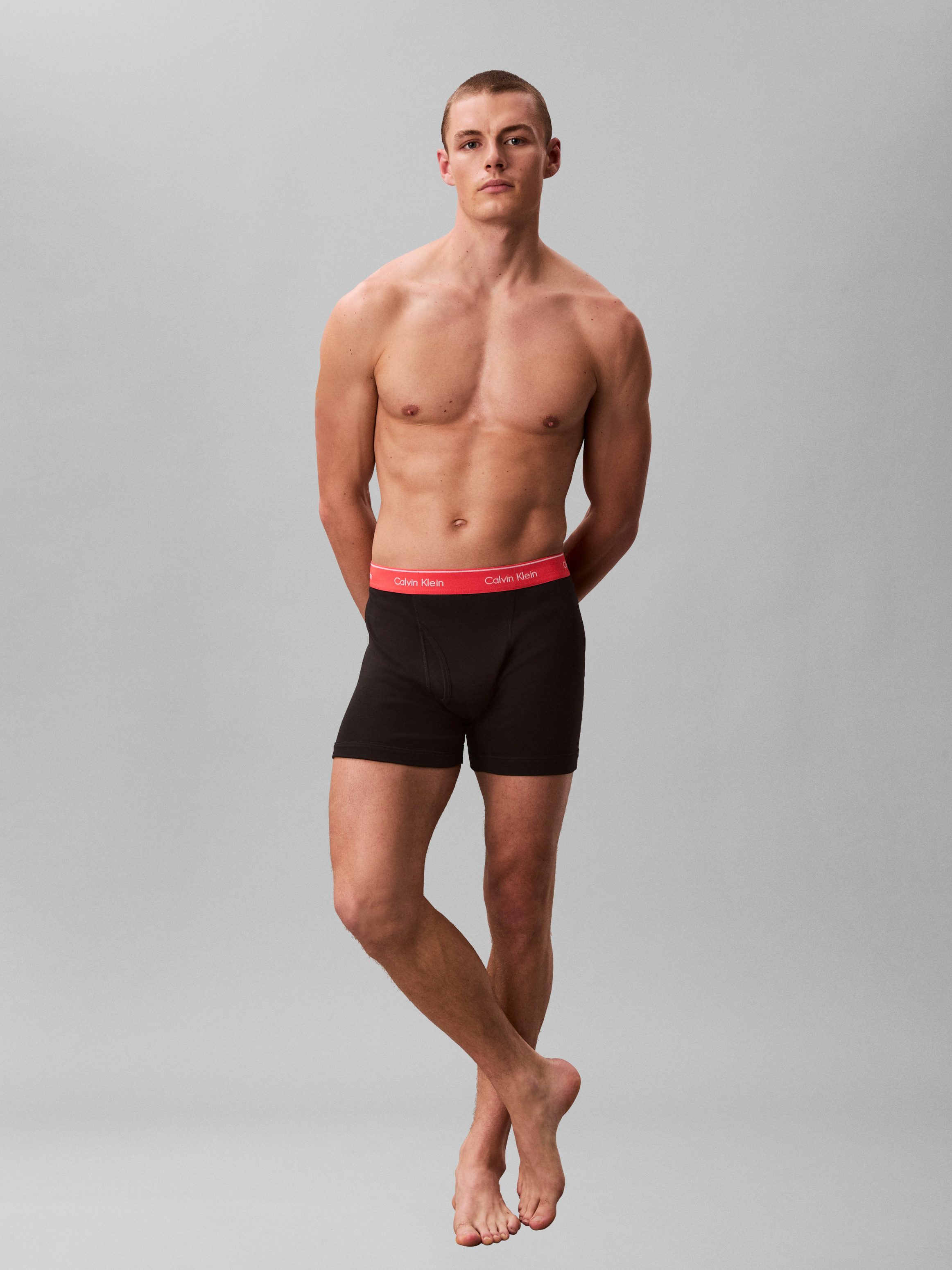 Calvin Klein Underwear Boxershorts Boxer Brief 5PK (Packung, 5er-Pack) Regular fit mit gerader Beinform