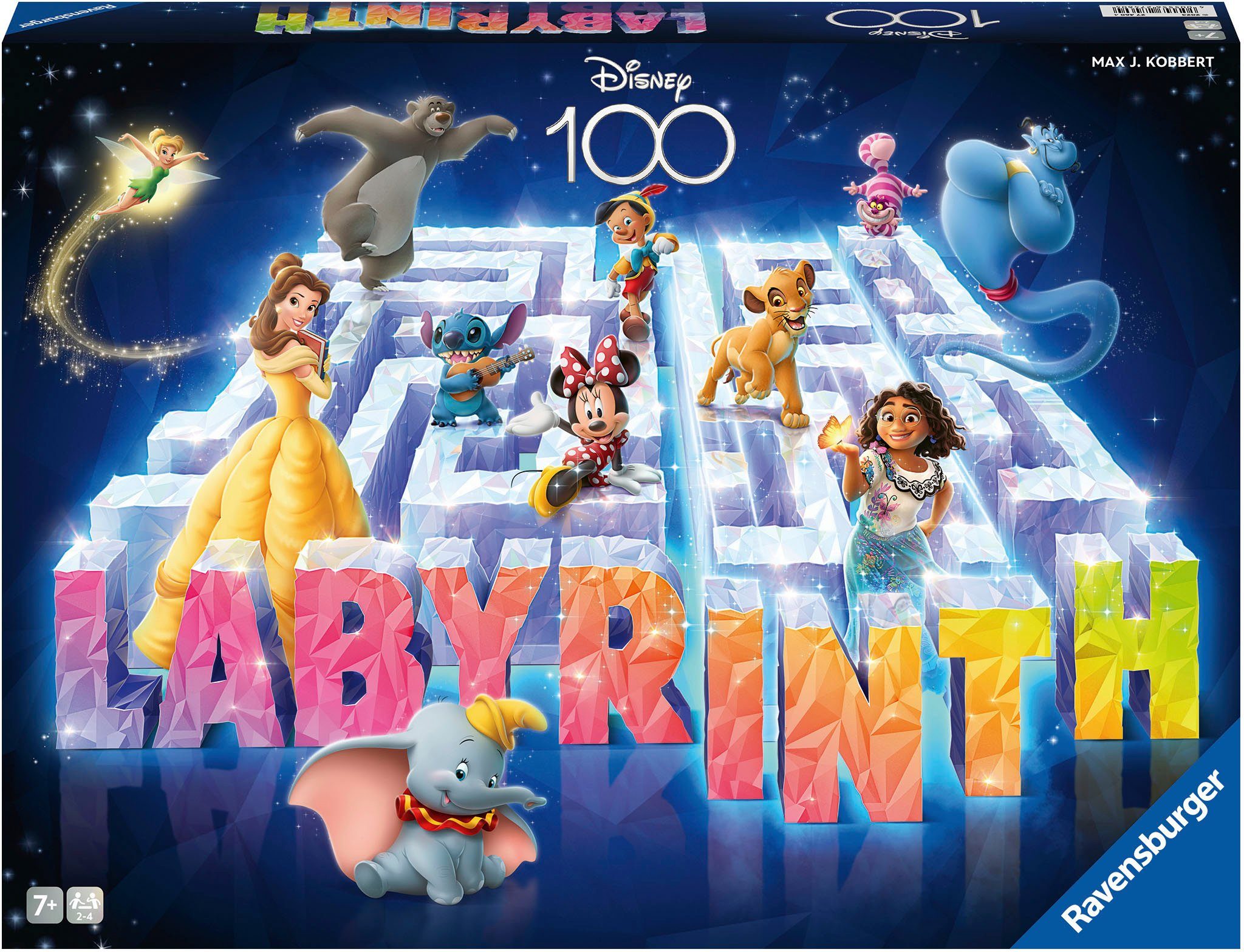 Ravensburger Spiel, Familienspiel Disney 100 Labyrinth, FSC® - schützt Wald - weltweit; Made in Europe