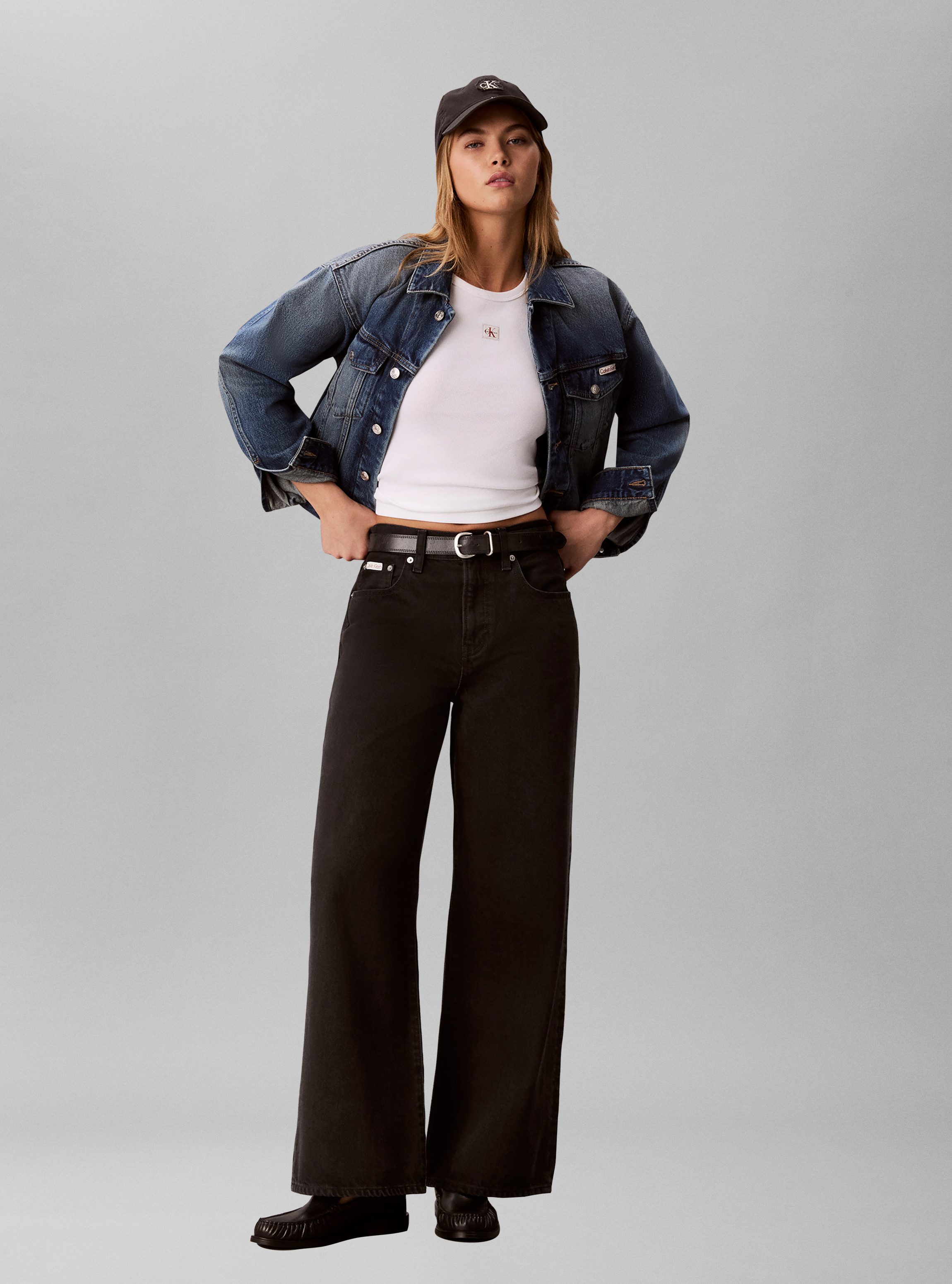 Calvin Klein Jeans Weite Jeans THE WIDE LEG Regular fit mit ausgestelltem Bein – Bild 5 von 5