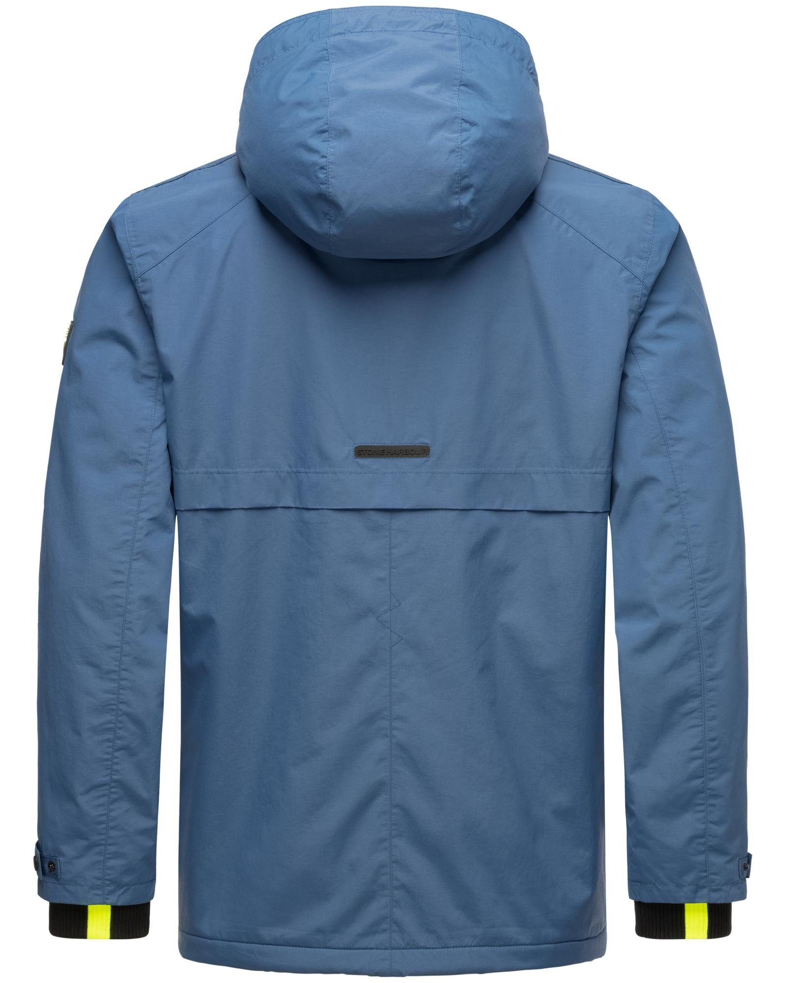 Stone Harbour Regenjacke Zanjaar Herren Übergangsjacke mit Fleece-Futter