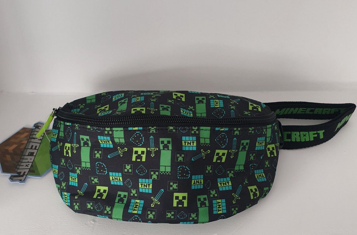 Minecraft Bauchtasche Minecraft Bauchtasche Kinder + Jugendliche Gamer – Bild 3 von 4