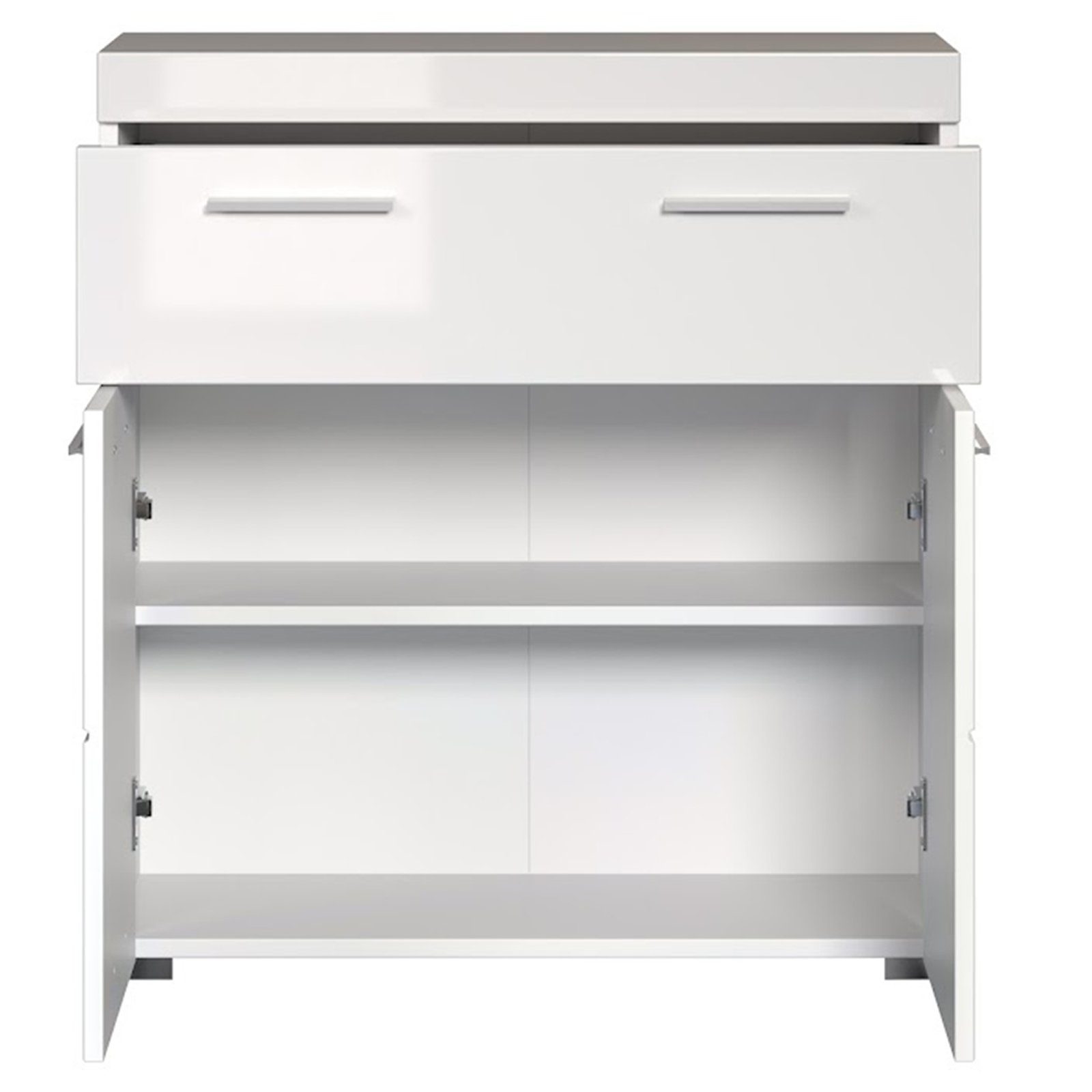 trendteam Badkommode Amanda, Badezimmerschrank Standschrank Badschrank Kommode