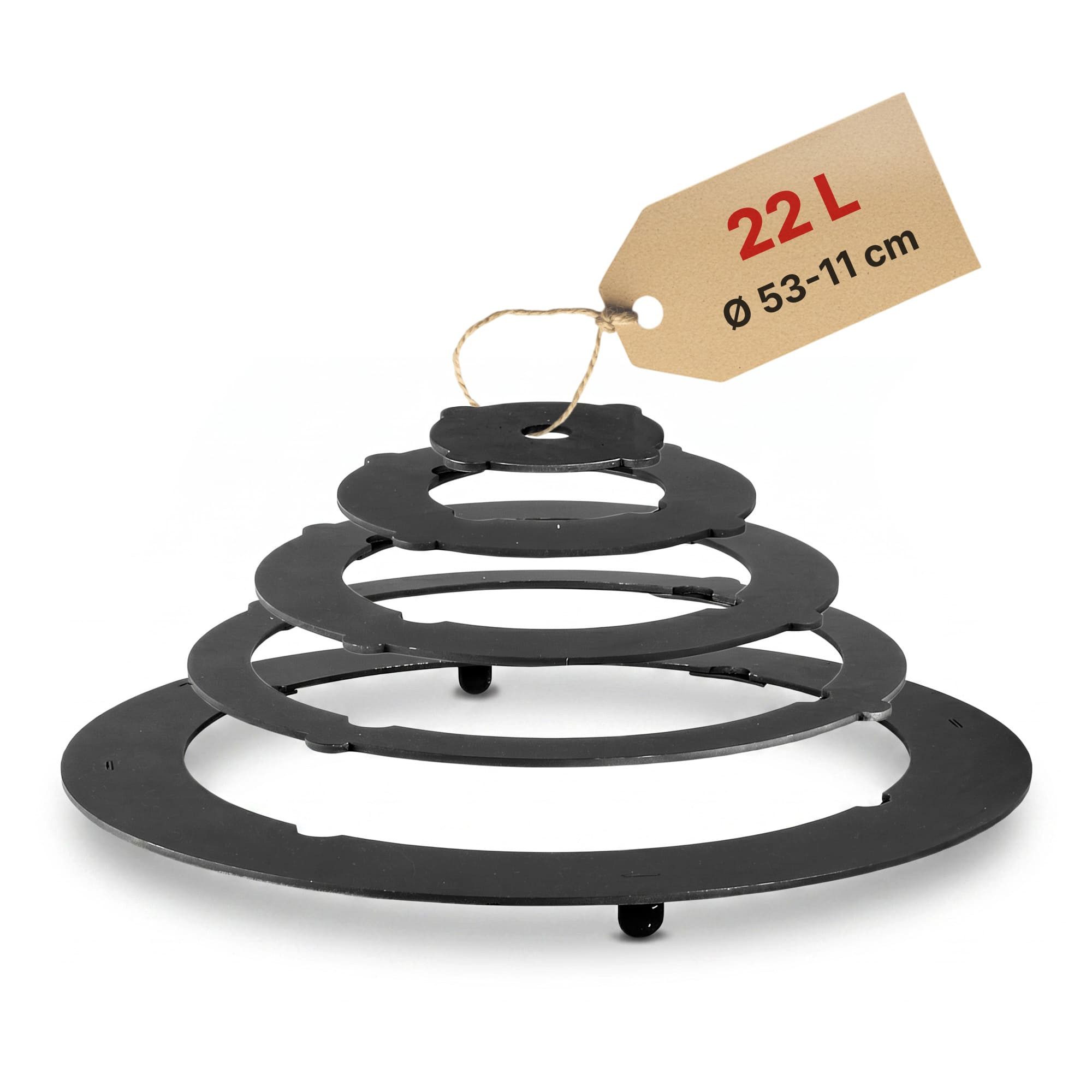 BIG-PAN Kochfeld-Adapter Ø48-52 cm Adapter - Ringe für Eintopfofen