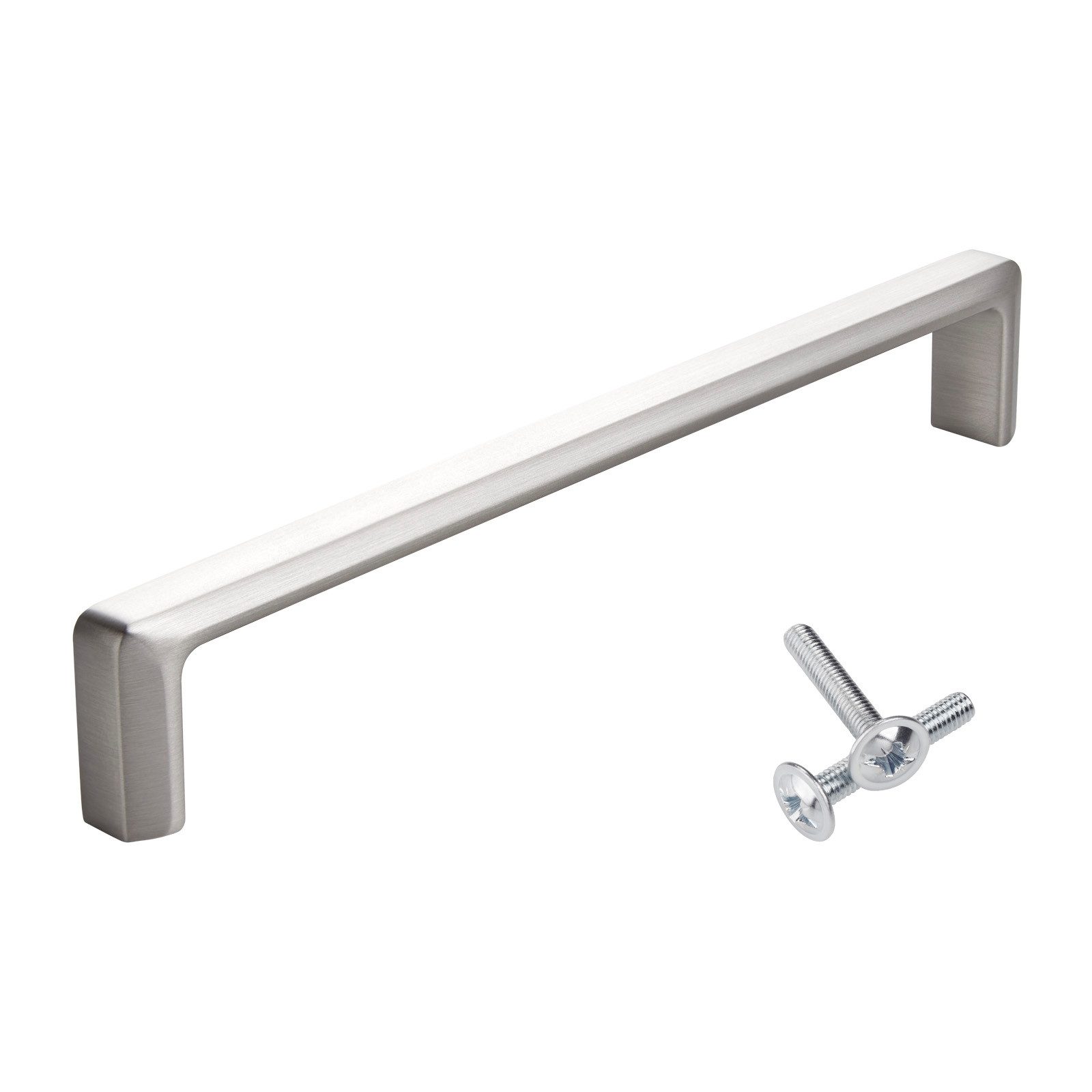 Möbelgriff CLAUDIO Bohrlochabstand (BA) 160 mm Edelstahloptik
