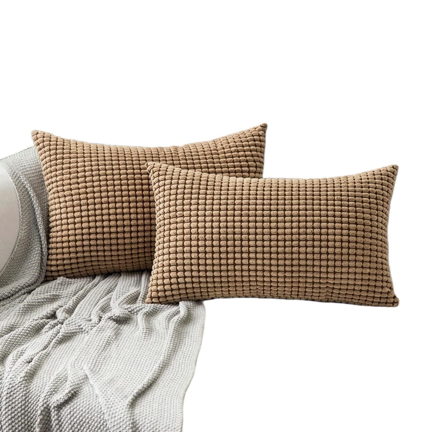 Kaket Kissenhülle 2 Stück, Quadratisch, für Wohnzimmer Schlafzimmer Bett So günstig online kaufen