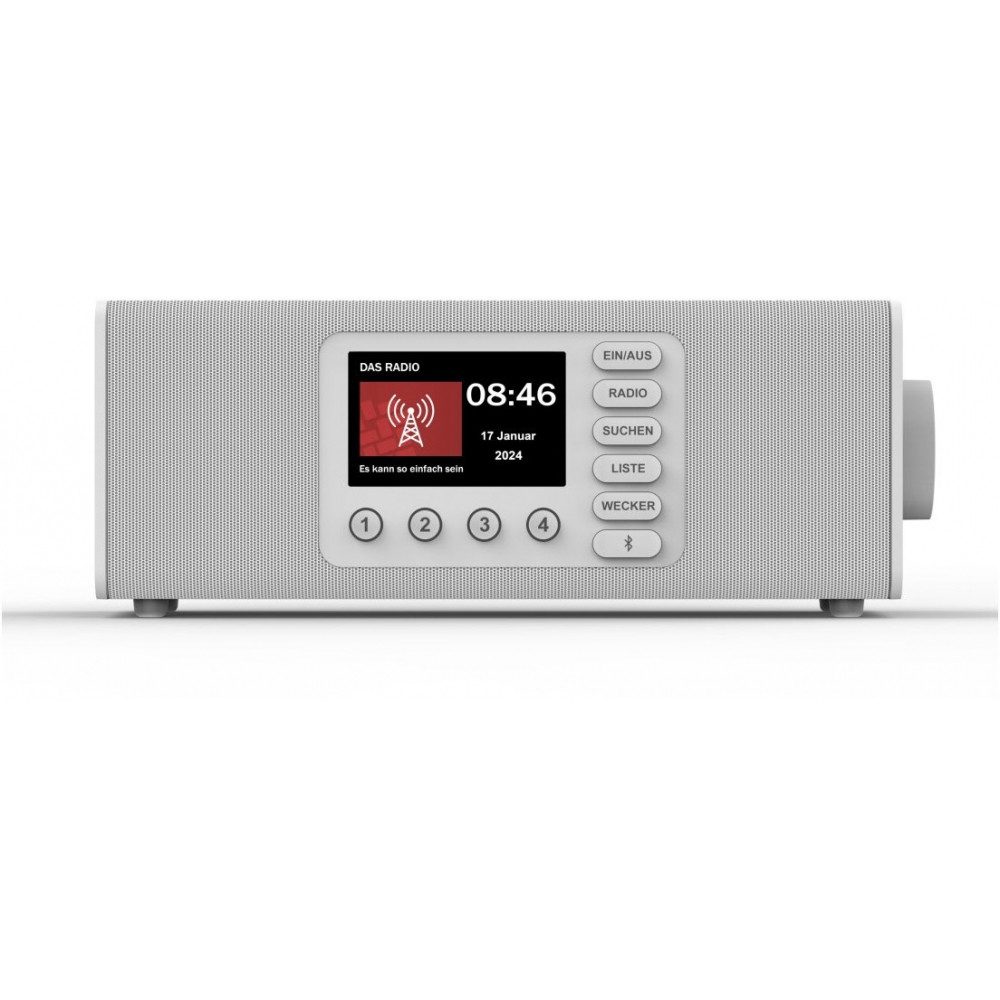 Hama Hama DR2002BT DAB/FM Radio mit Bluetooth Radio (DAB/DAB+/FM, DAB/DAB+/FM, Bluetooth, 4,3"-TFT-Display)