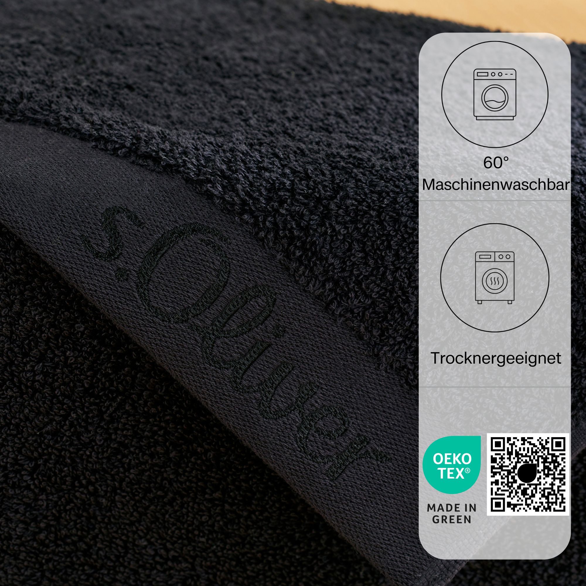 s.Oliver Gästehandtuch s.Oliver, Premium Qualität, 600 gr/m², auch als Sets erhältlich, Walkfrottier (1-St), große Farbauswahl, auch als Duschtuch, Waschhandschuh, Handtuch
