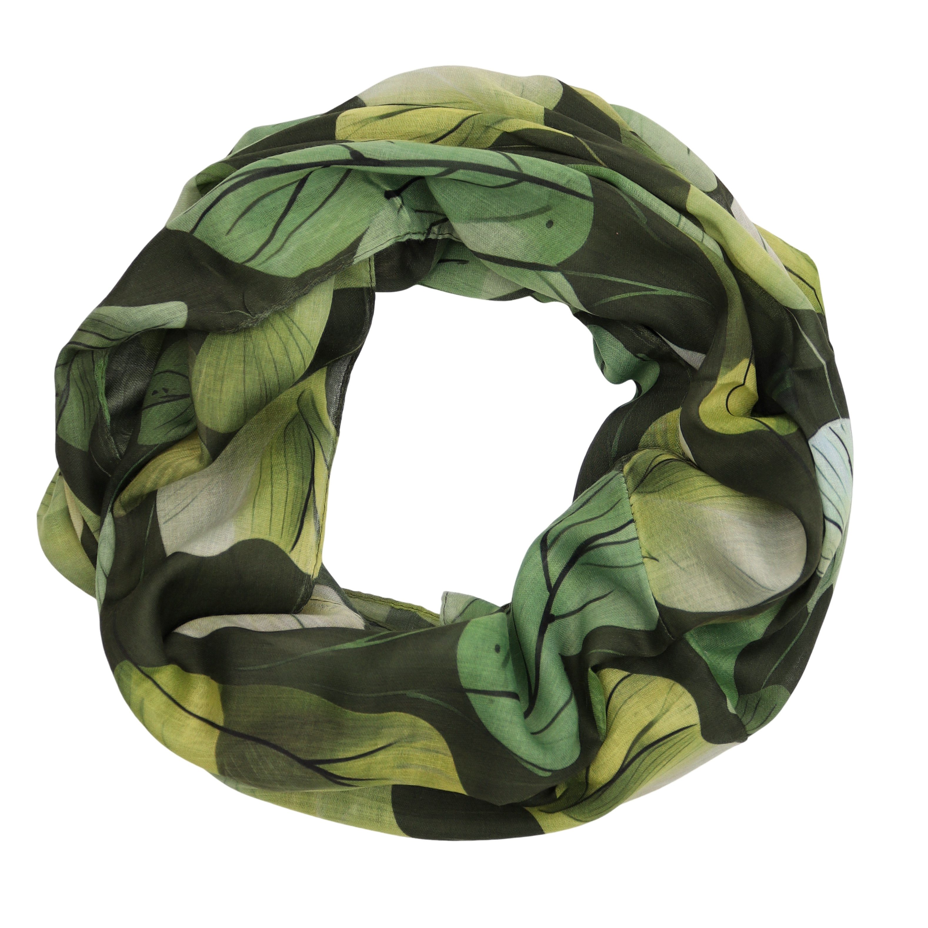 MIRROSI Loop Damen Schal Weich aus 100% Viskose Groß, (ca.60x80cm; zweimal um den Hals wickelbar), Damen Halstuch Stola ideal für Frühling,Sommer, Herbst oder Winter