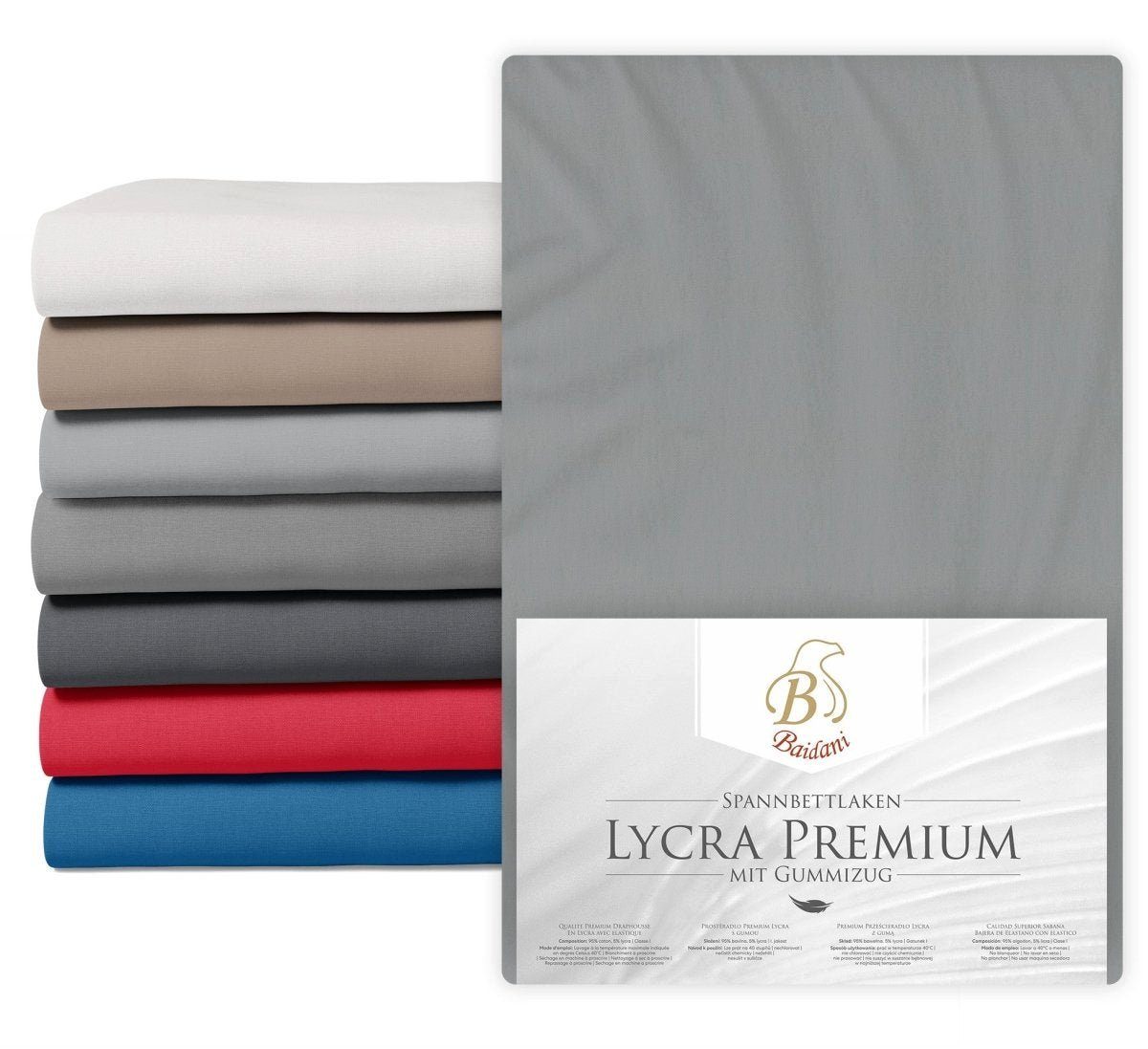 Luxusbetten24 Bettlaken Premium Boxspring Bettlaken Lycra, günstig online kaufen