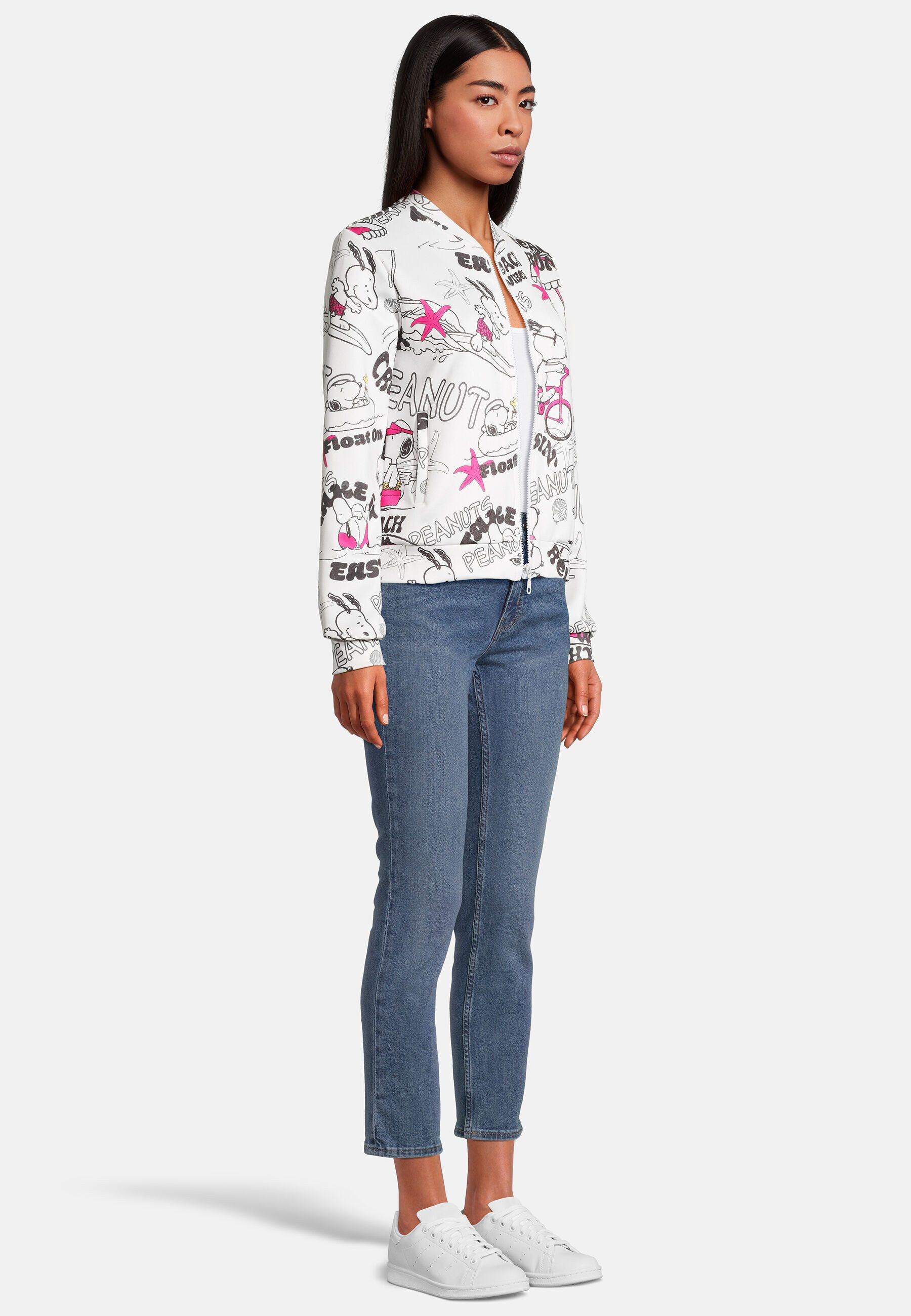Frogbox Sweatjacke mit Print