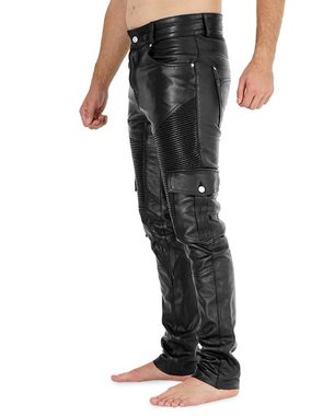 BOCKLE Lederhose Bockle® Biker Look