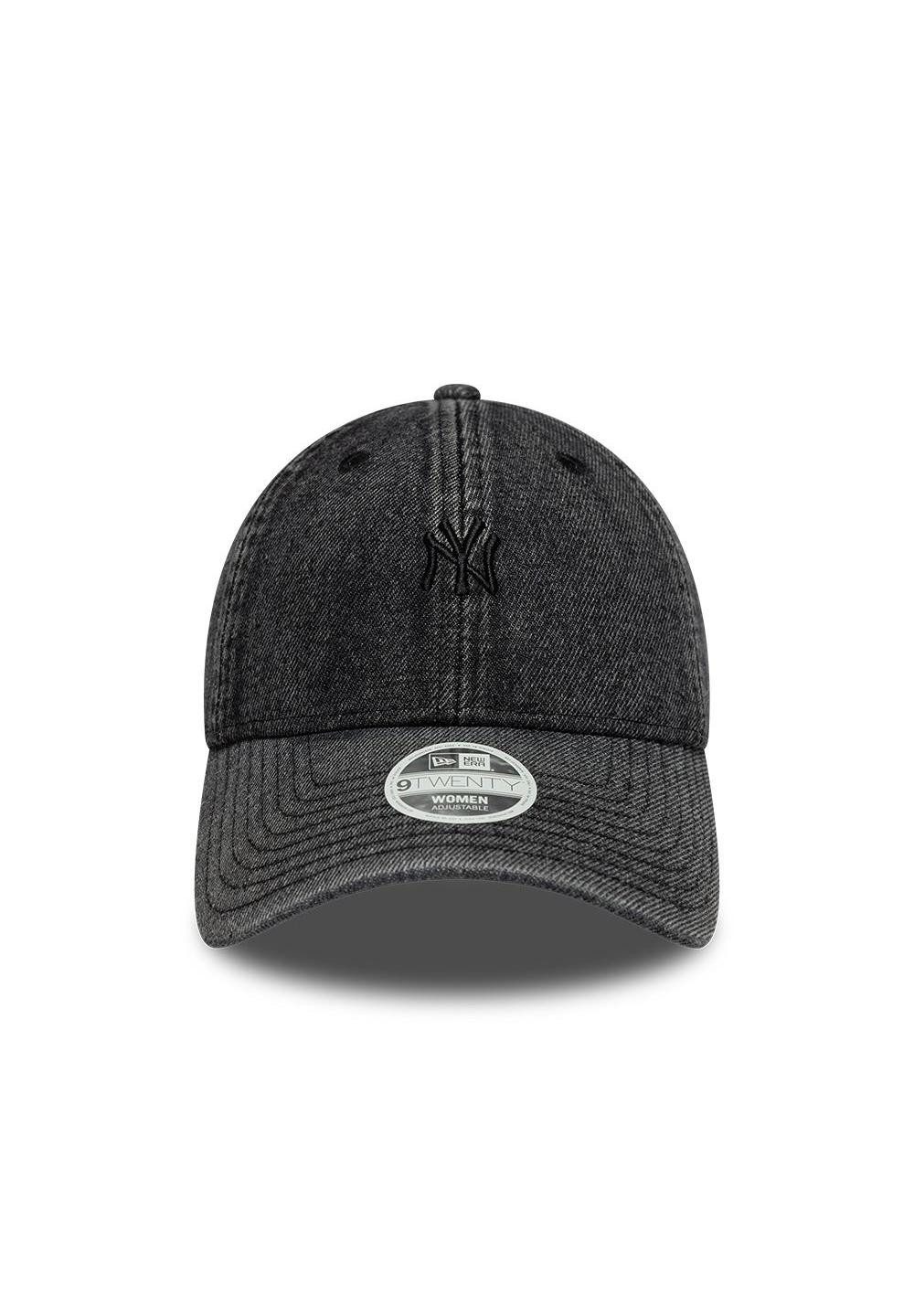 New Era Baseball Cap New York Yankees New Era Denim 9Twenty Women Cap Schwarz (1-St)