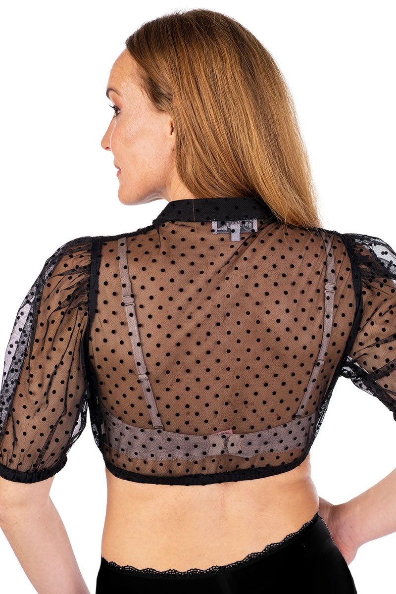 MarJo Dirndlbluse Dirndlbluse - ZEITLARN - schwarz günstig online kaufen