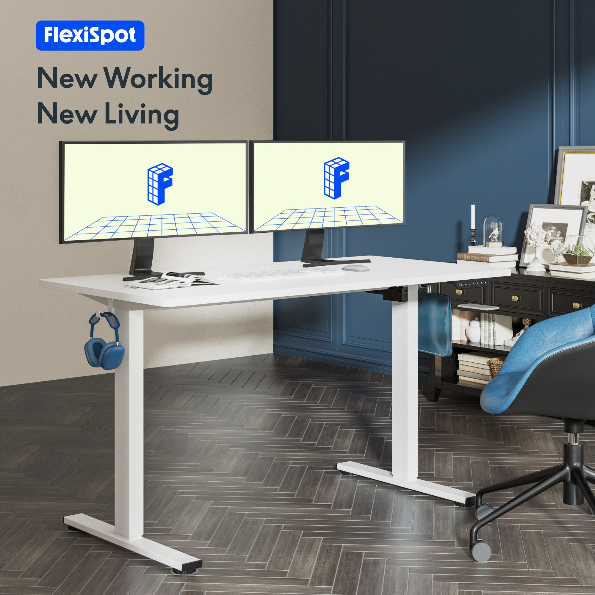 FLEXISPOT Schreibtisch Basic-Series Elektrisch höhenverstellbarer Schreibti günstig online kaufen