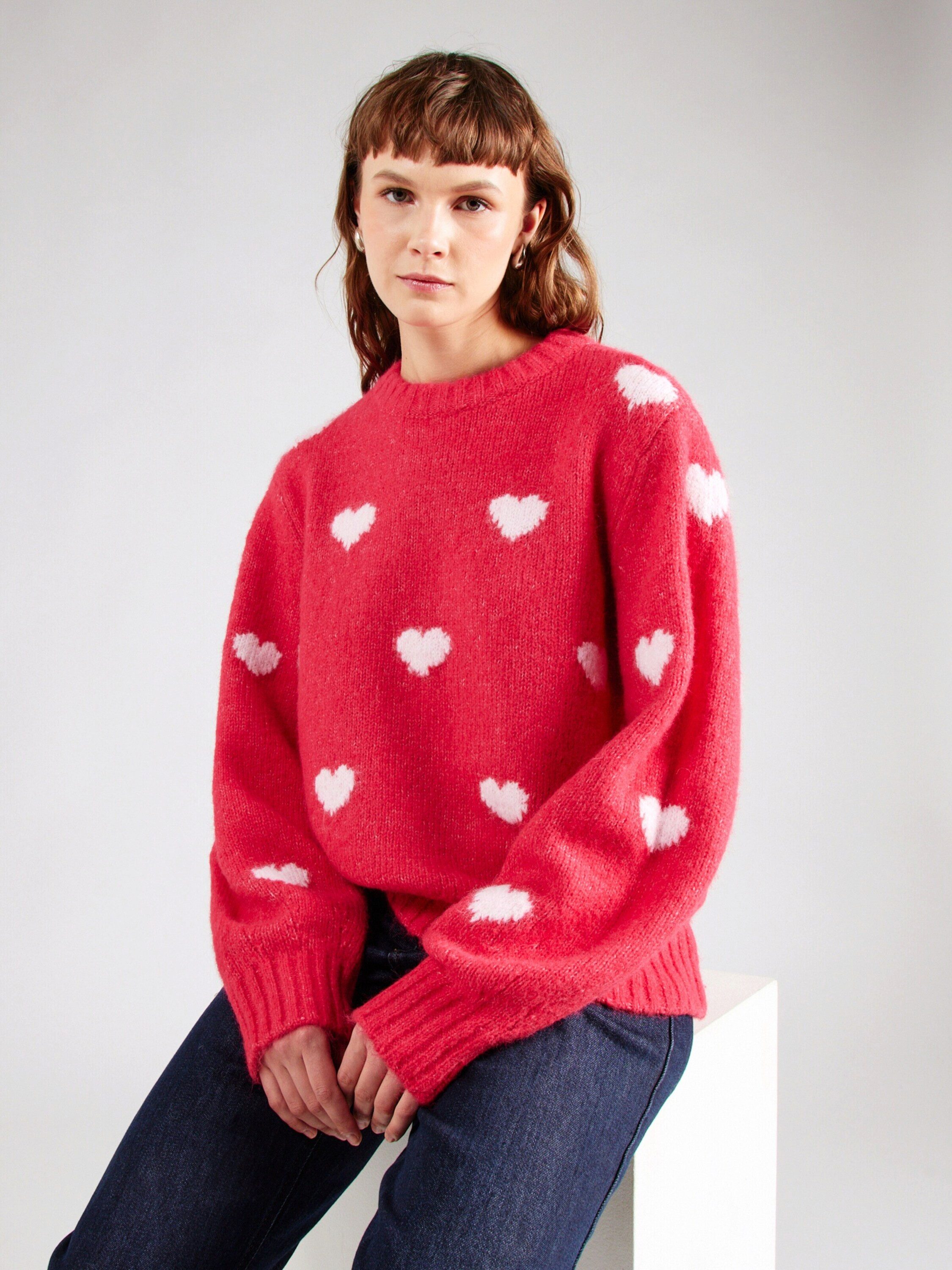 pieces Strickpullover PCRINA (1-tlg) Plain/ohne Details günstig online kaufen