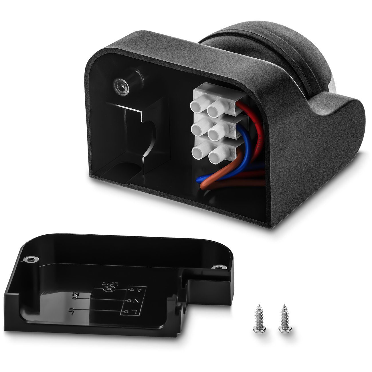 deleyCON Bewegungsmelder deleyCON 4x Infrarot Bewegungsmelder - Innen/Außen IP44 - 180° bis