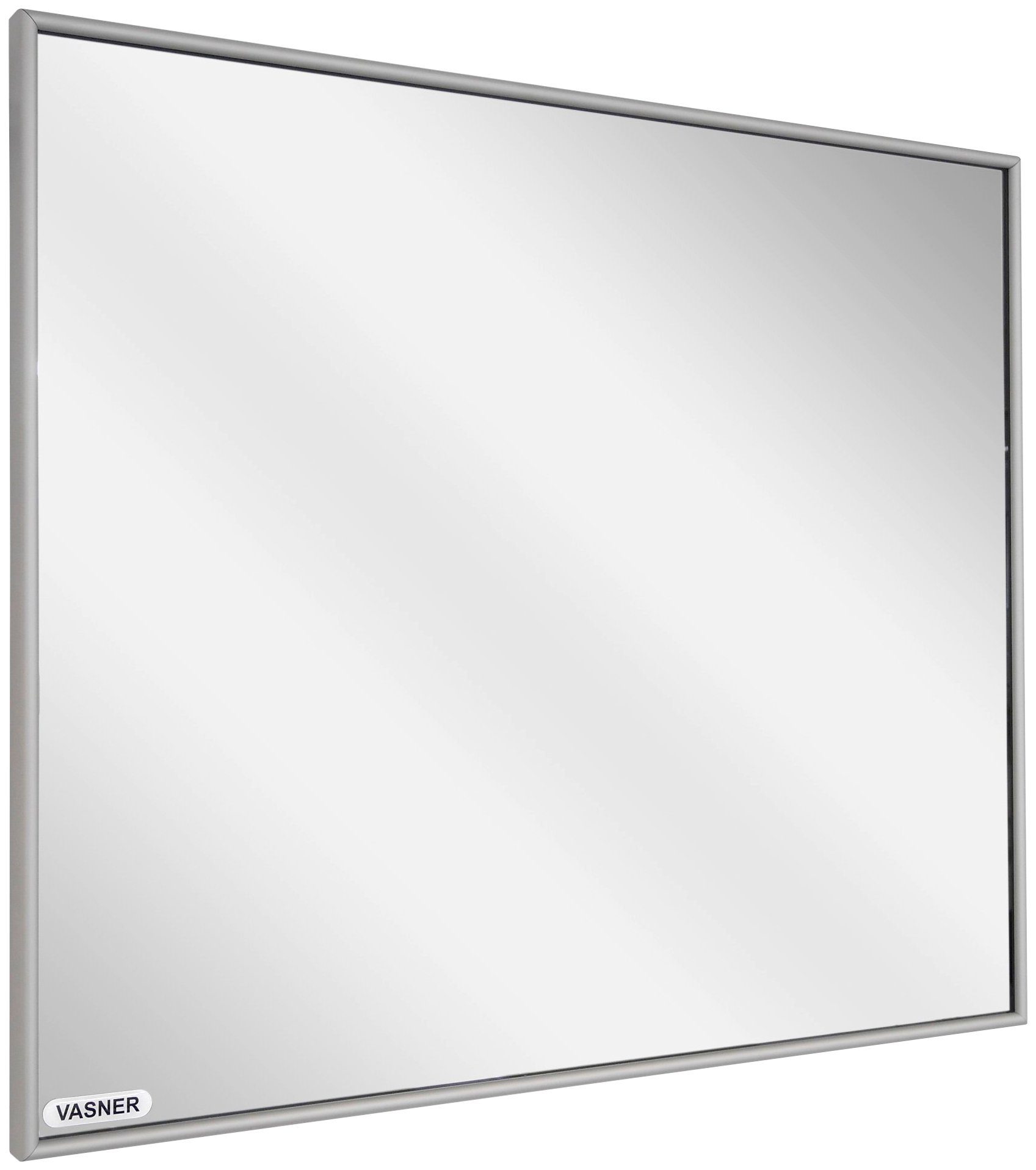 Vasner Infrarotheizung Zipris S, Glas/Alu, 600 W, 110x60 cm
