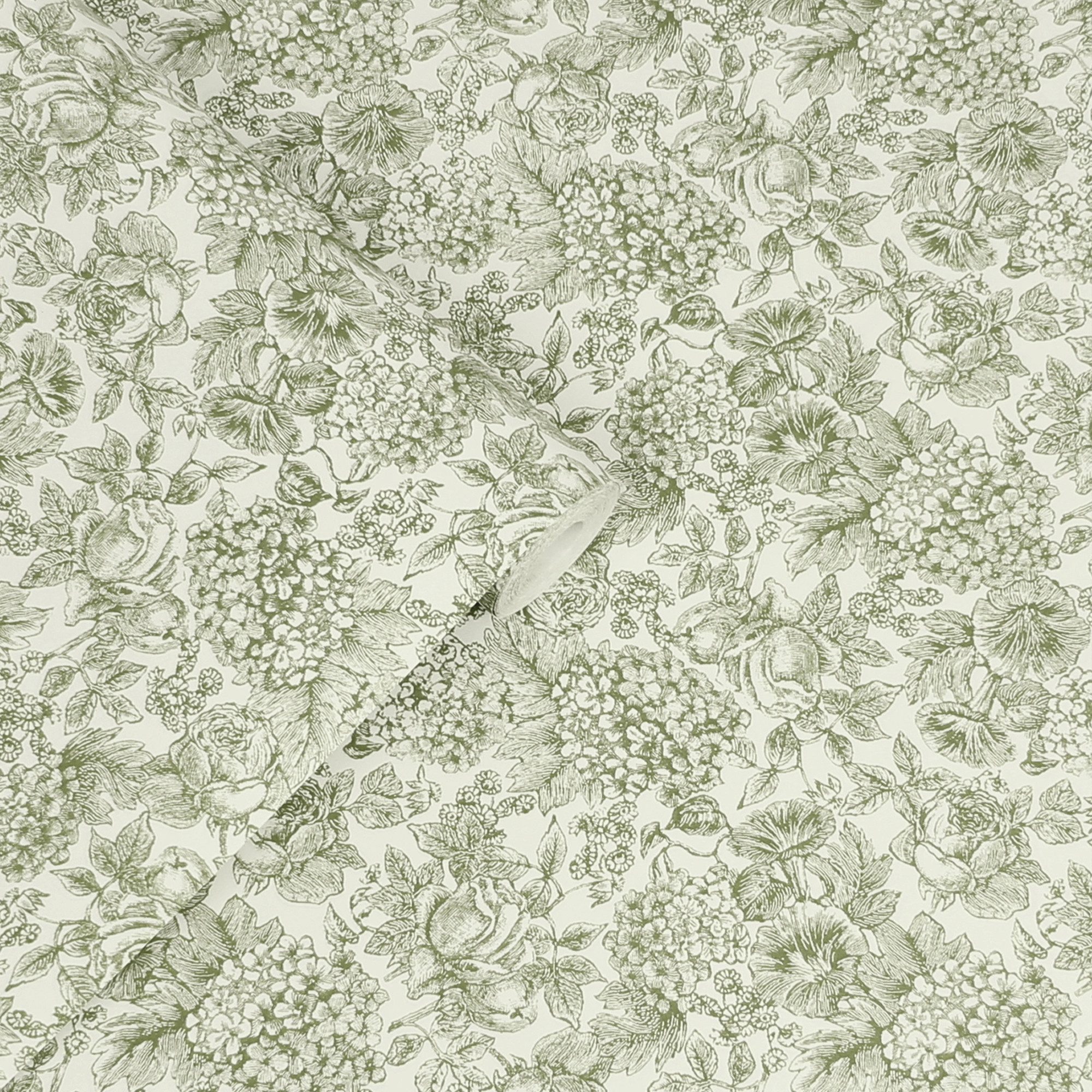 LAURA ASHLEY Vliestapete Louise, glatt, geblümt, (1 St), 10mx52cm (ca. 5m2)