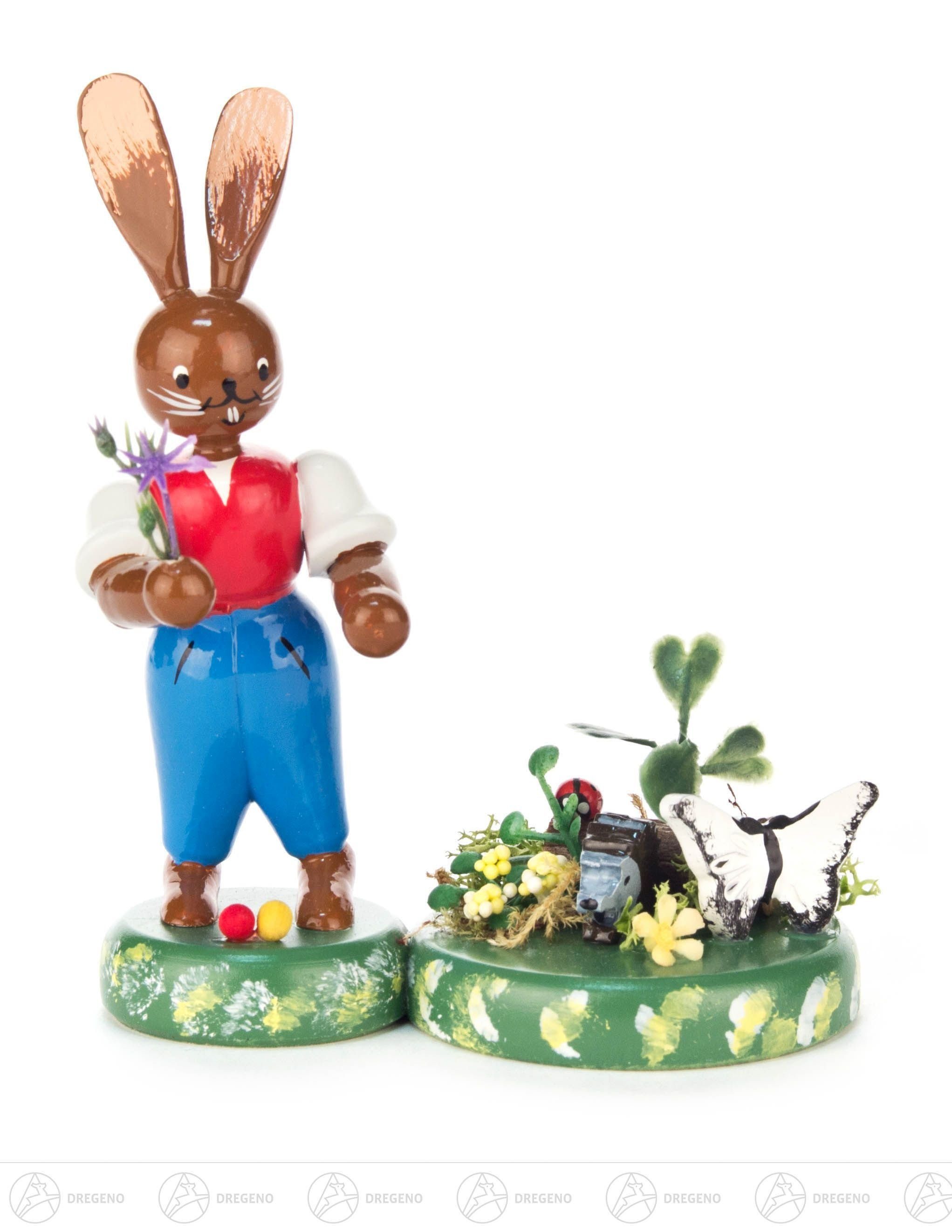 Dregeno Erzgebirge Osterhase Ostern & Frühjahr Hase Frühlingserwachen 