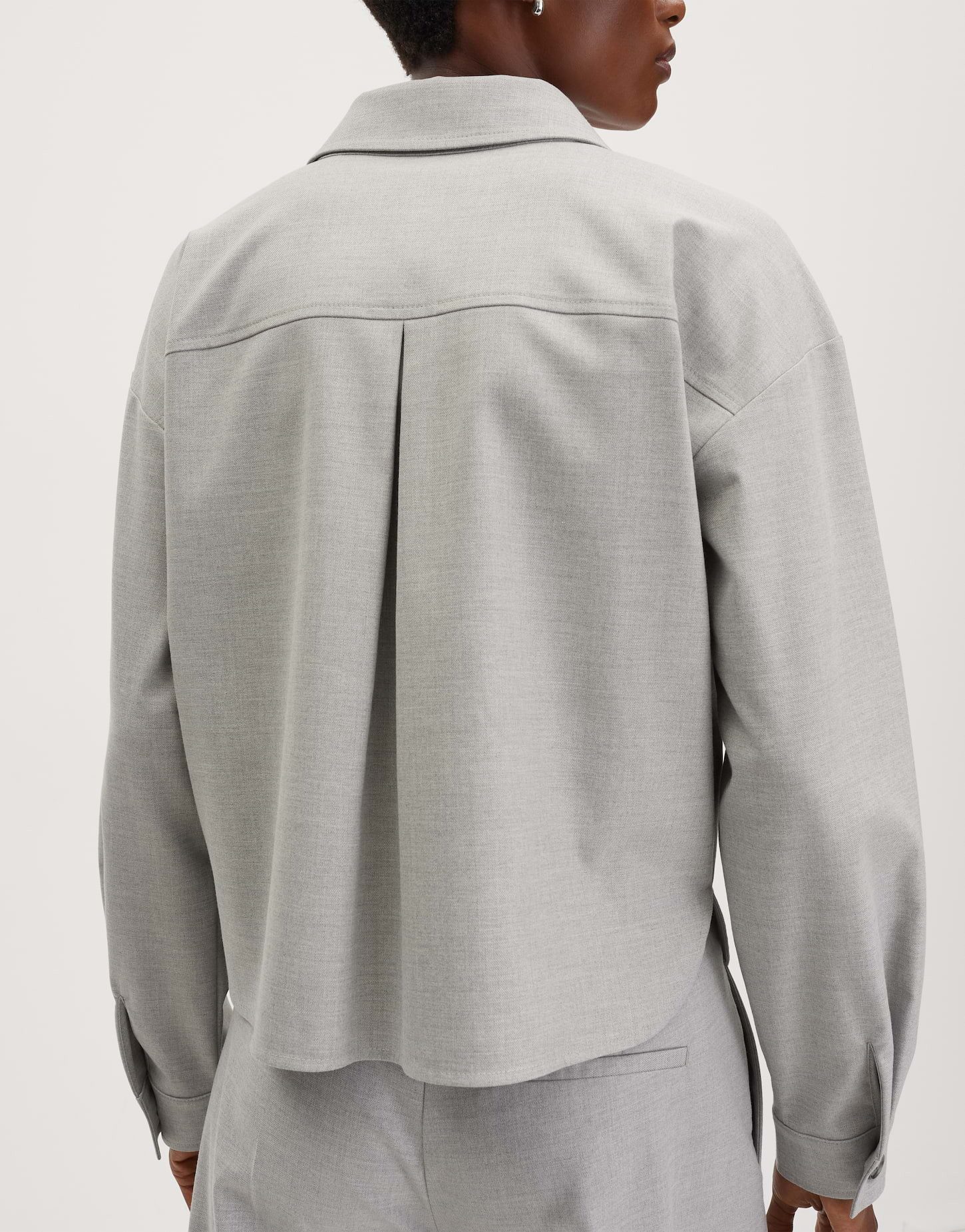 someday Hemdbluse ZAARI Regular Boxy aus weichem Flanell Fließender Flanell mit glattem Griff und aufgesetzten Taschen