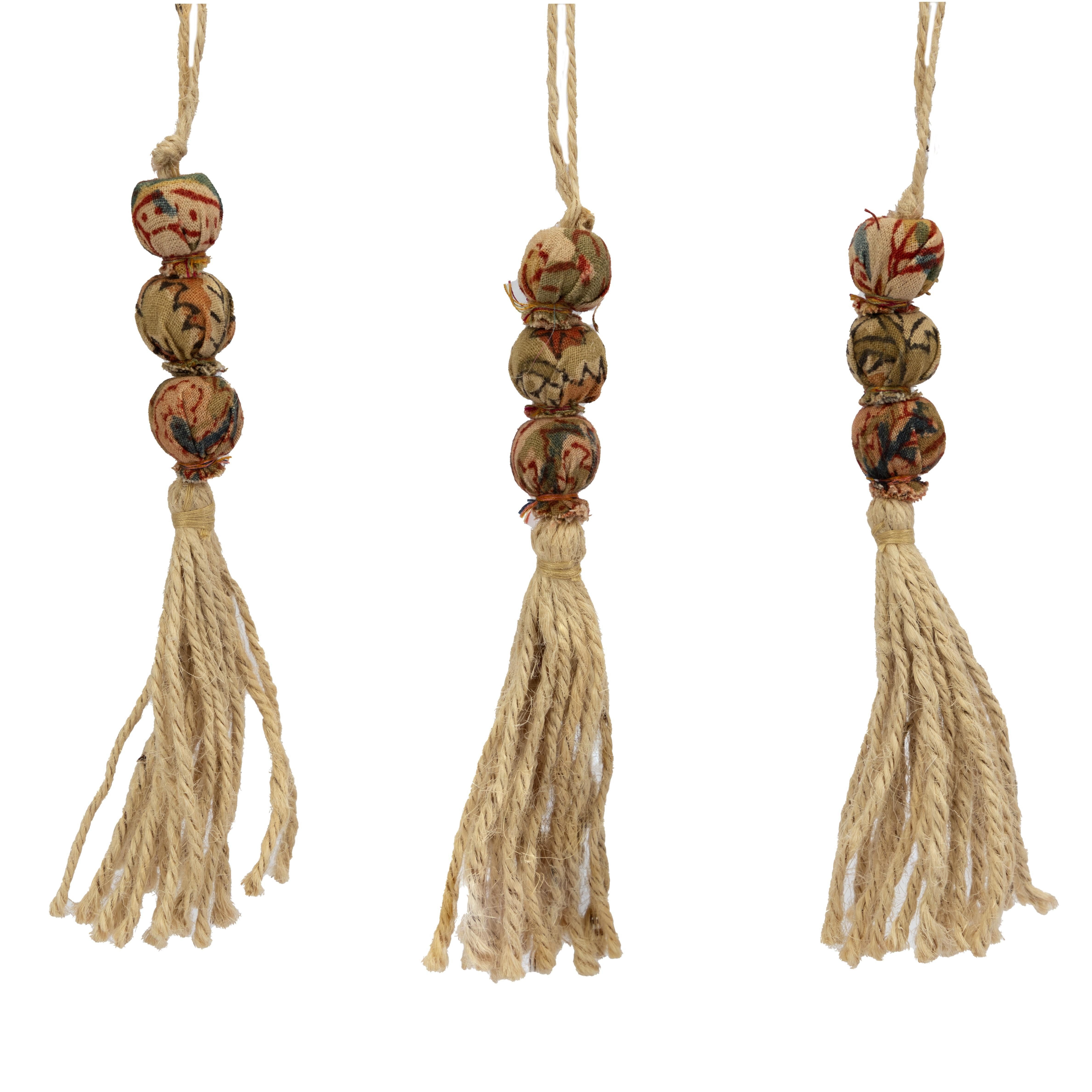 El Puente Dekohänger Deko-Anhänger "Kalamkari", 3er Set, Handmade (3), Handmade