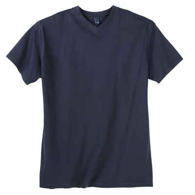 Dave's V-Shirt Übergrößen V-Neck Basic T-Shirt navy von Dave`s