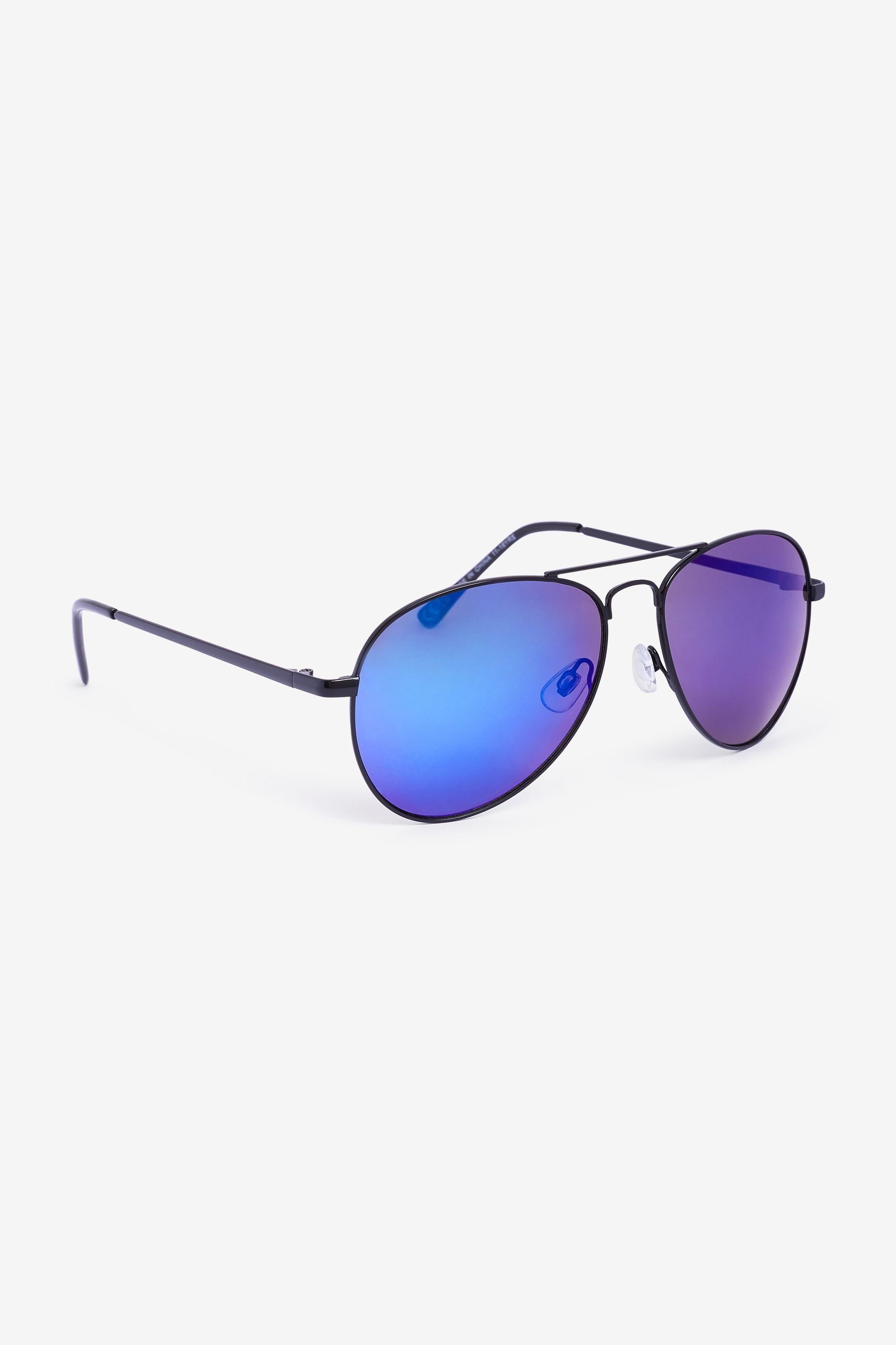 Pilotensonnenbrille Next Sonnenbrille (1-St) Blue/Black
