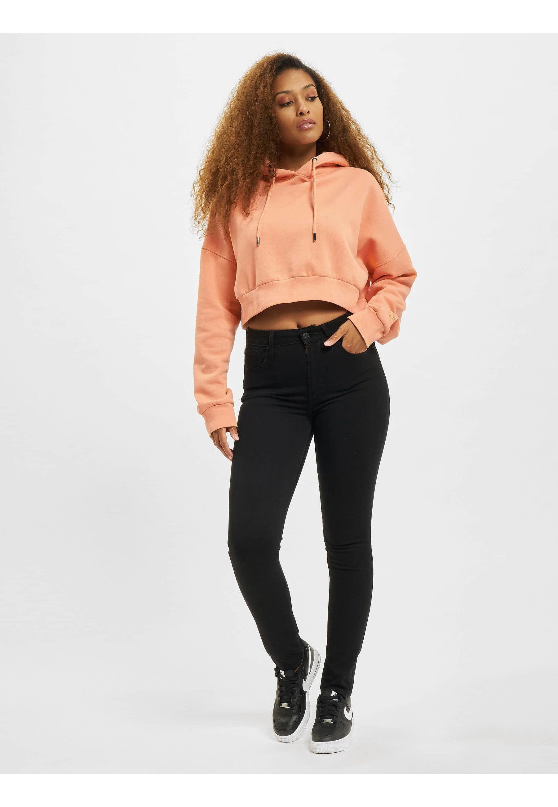 DEF Kapuzensweatshirt DEF Herren Cropped Hoody (1-tlg)