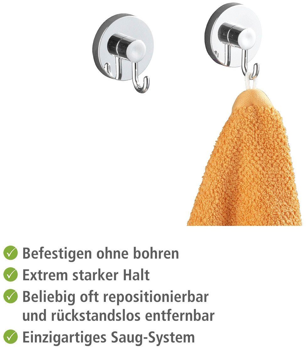 WENKO Wandhaken Vacuum-Loc®, ohne Bohren – Bild 5 von 5