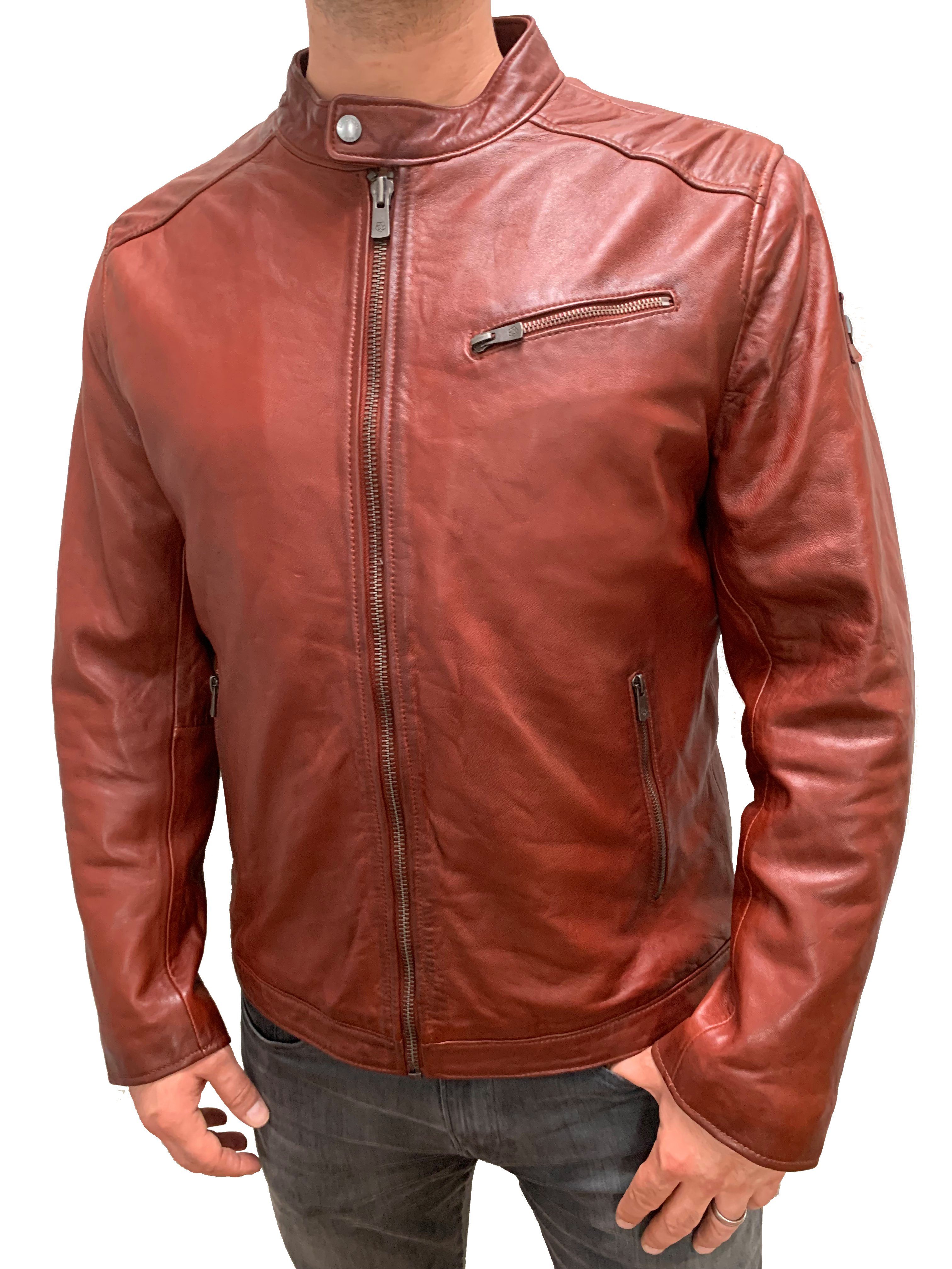 Milestone Lederjacke Odin gefüttert aus Lammleder günstig online kaufen