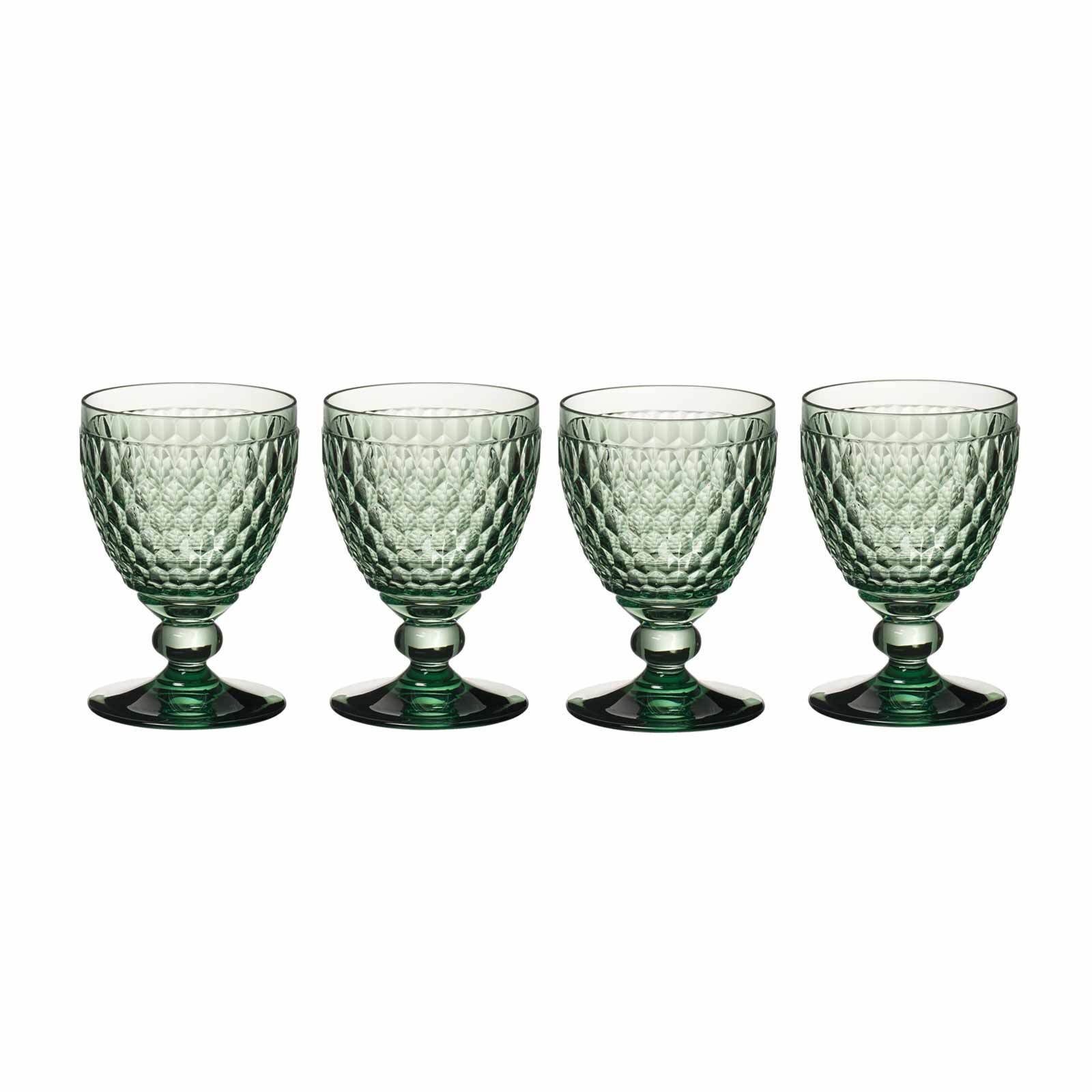 Villeroy & Boch Rotweinglas Boston Coloured Rotweingläser 310 ml 4er Set, 4-tlg., Glas