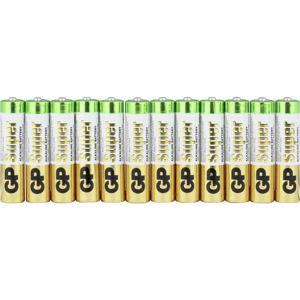 GP Batteries GP Alkaline-Batterien Micro, 12er Akku