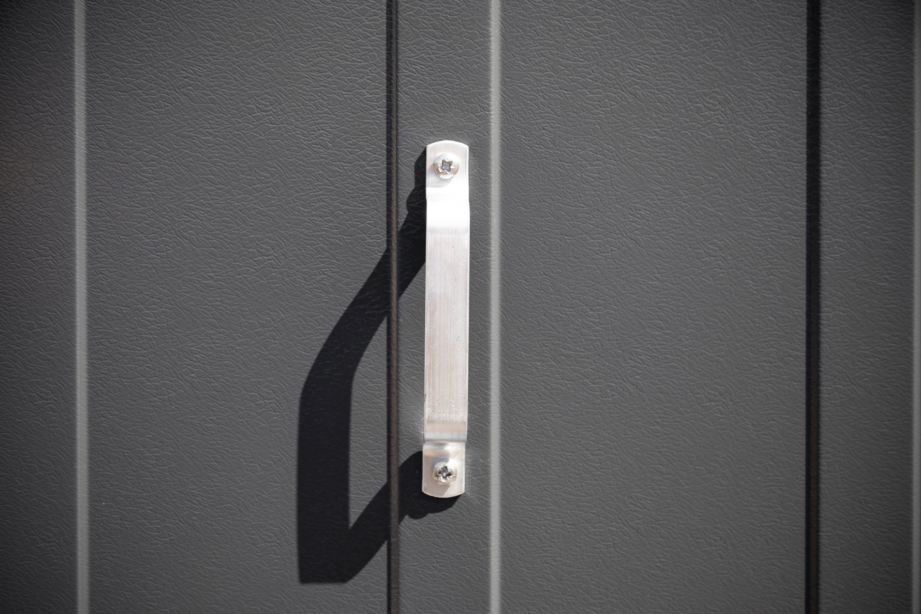 Trimetals Stowaway bicycle storage box, bin storage box for 2 x 240 l bins, steel, (W x D x H): 138 x 89 x 113 cm