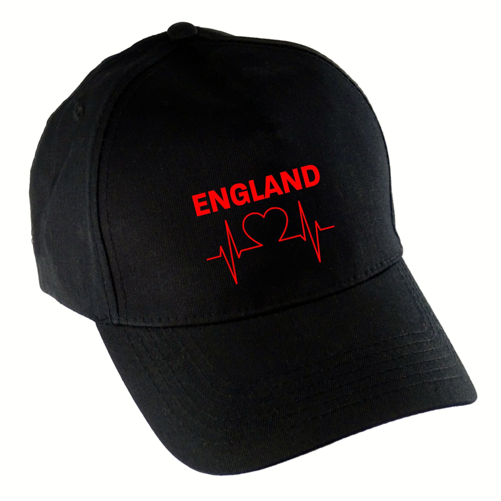 Baseball Cap England - Herzschlag - Mütze