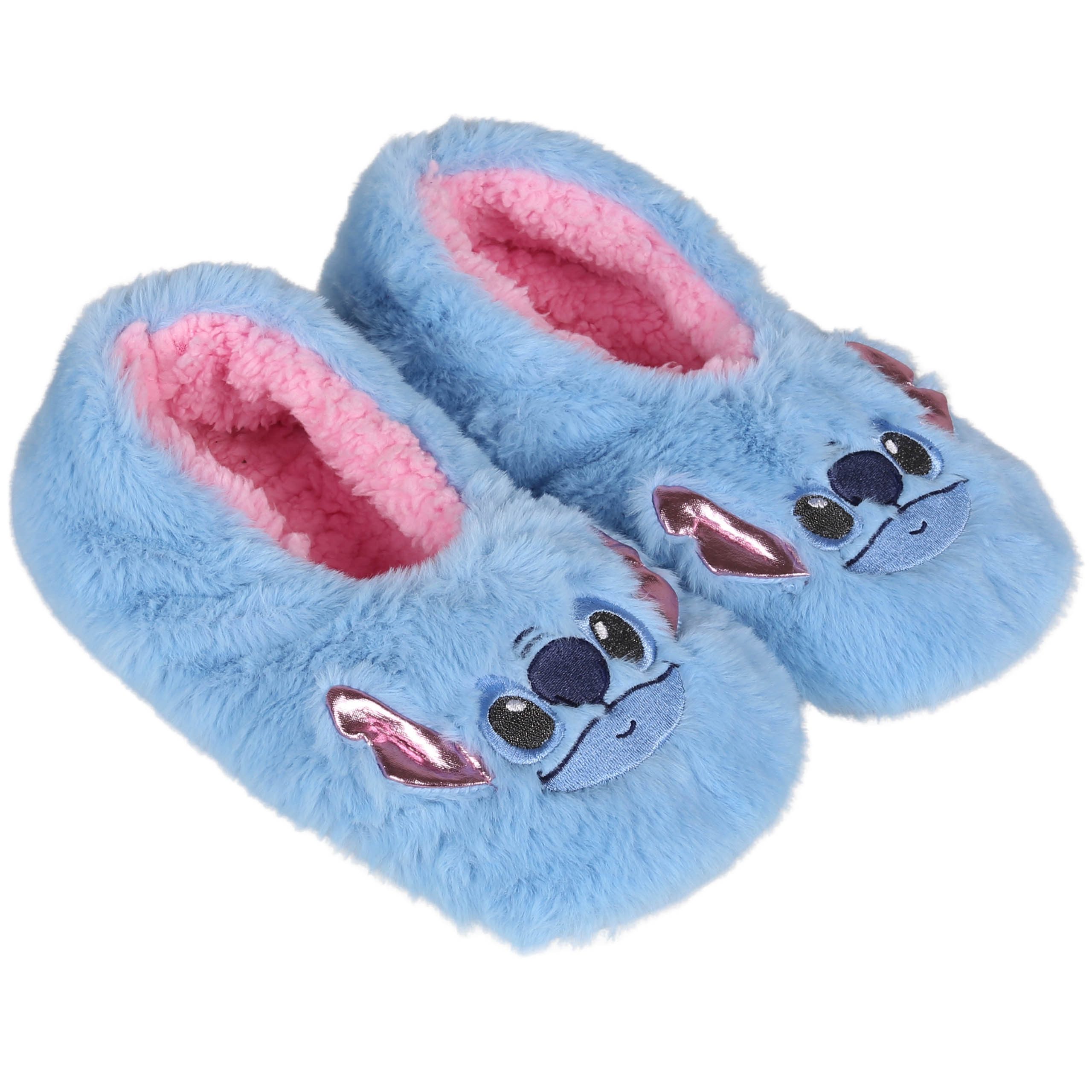 Disney DISNEY Stitch Mädchen Hausschuhe, warm, rutschfest, Hineinschlüpfen Plüsch Hausschuhe